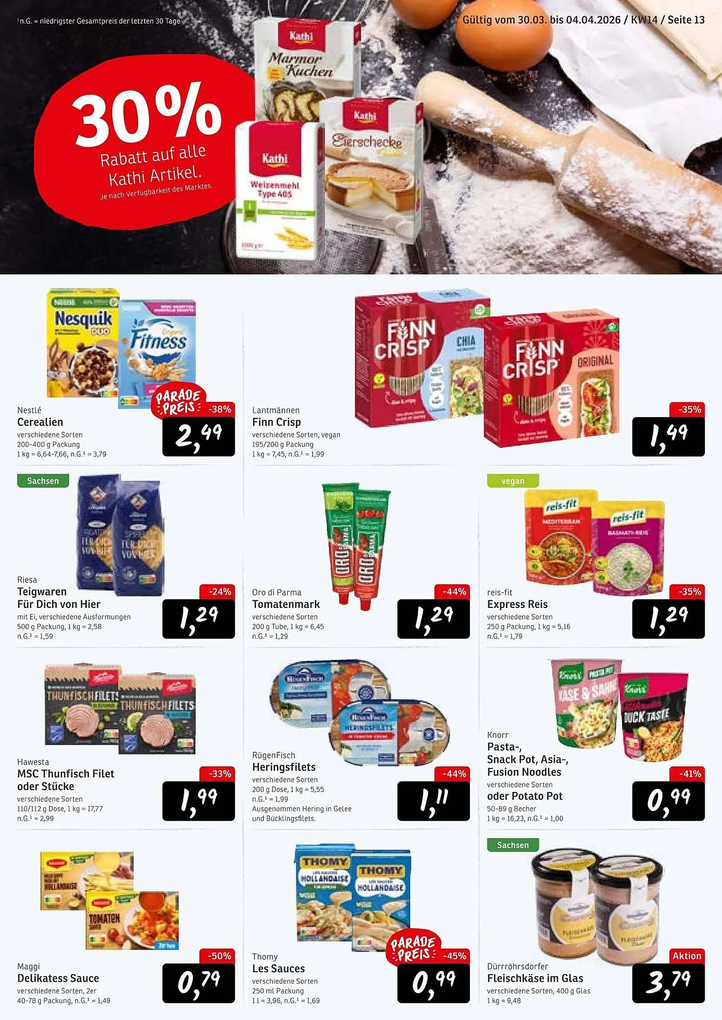 KONSUM Prospekt von 30. März bis 4. April 2026 - Prospekt seite 13