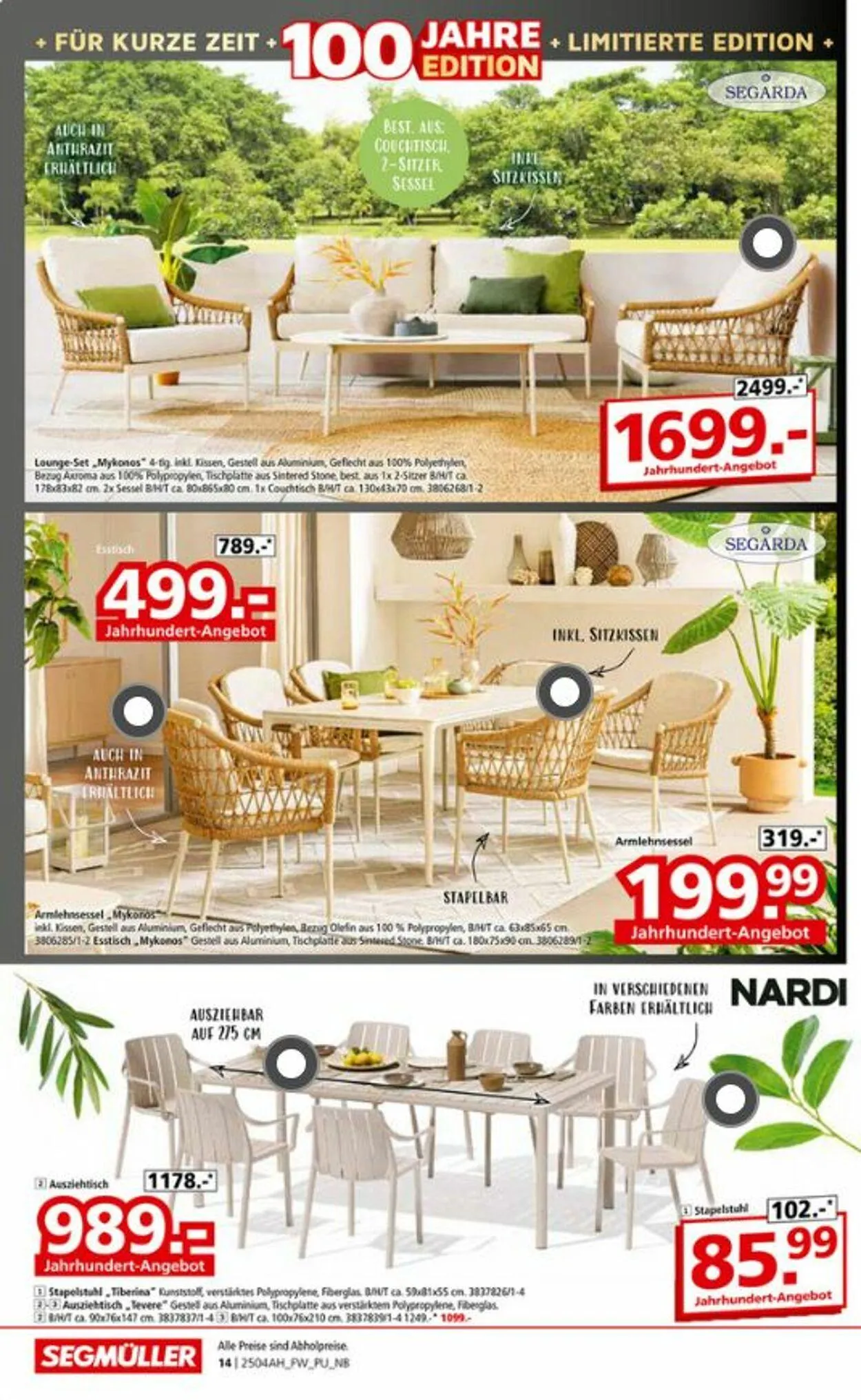 SEGMÜLLER von 5. April bis 26. April 2025 - Prospekt seite 18