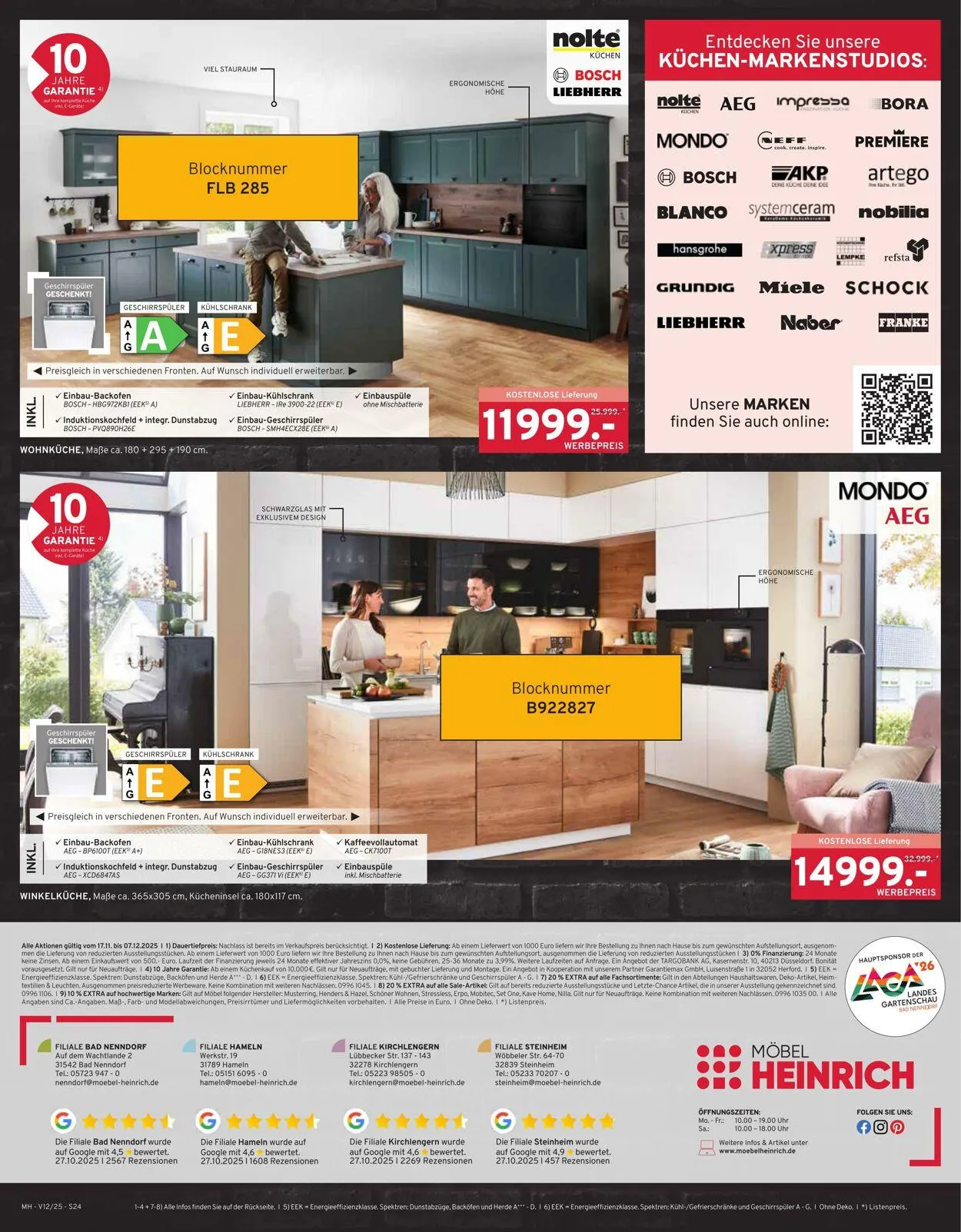 Möbel Heinrich Aktueller Prospekt von 17. November bis 7. Dezember 2025 - Prospekt seite 24