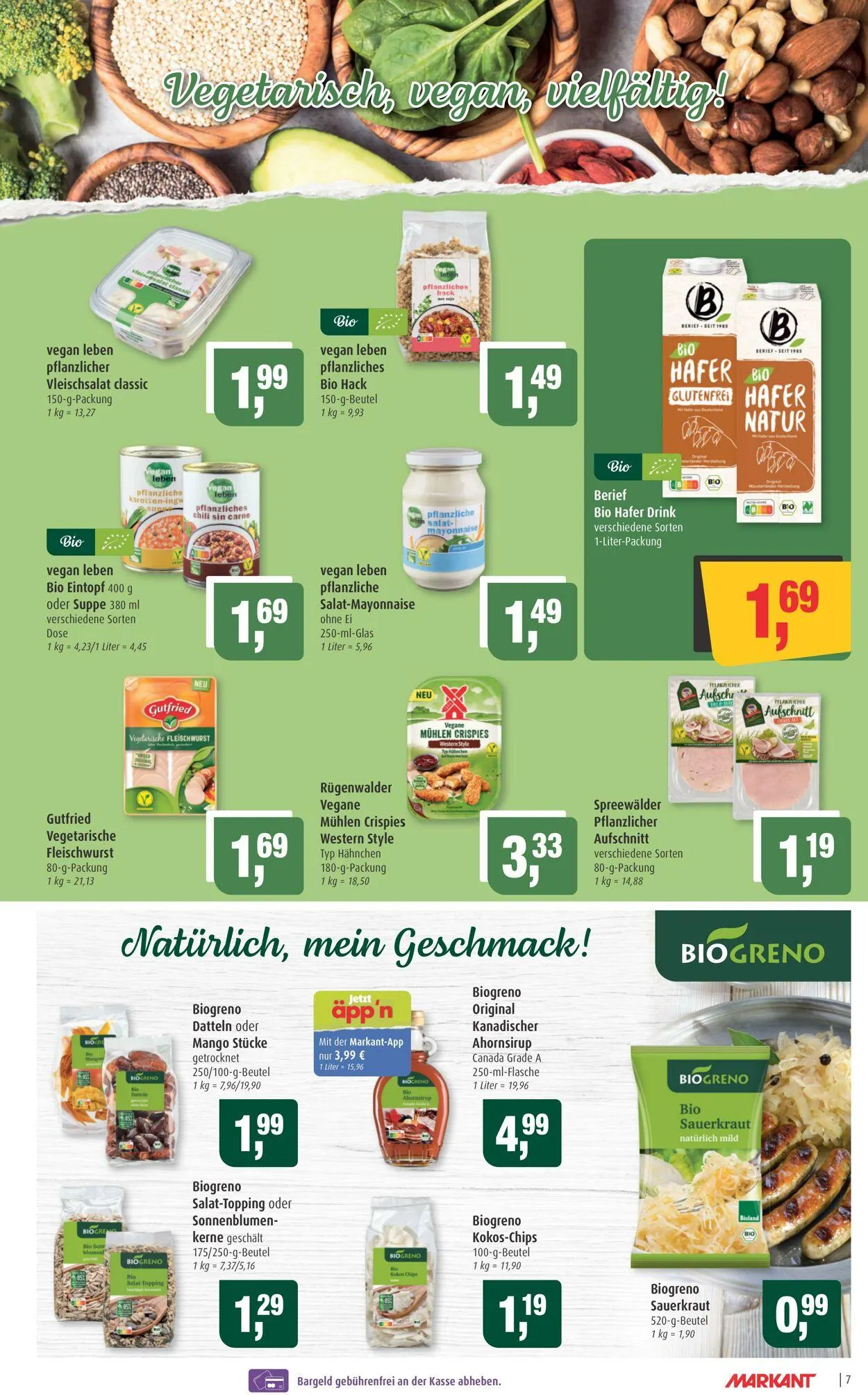 Markant Aktueller Prospekt von 2. August bis 16. August 2025 - Prospekt seite 7