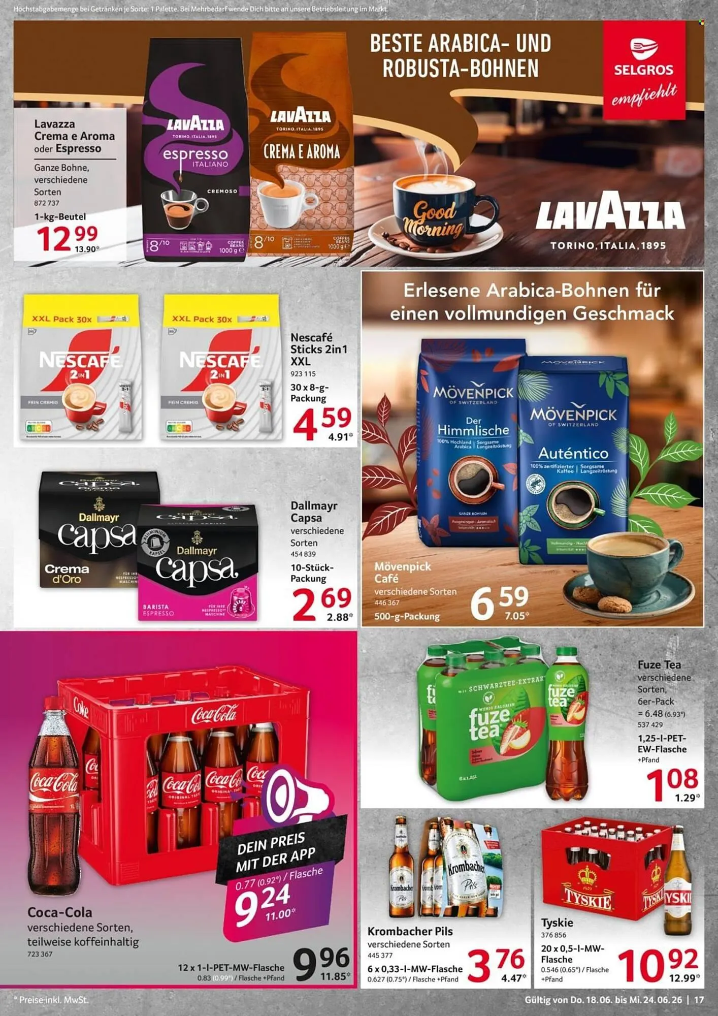 Selgros Prospekt von 18. Juni bis 24. Juni 2026 - Prospekt seite 17