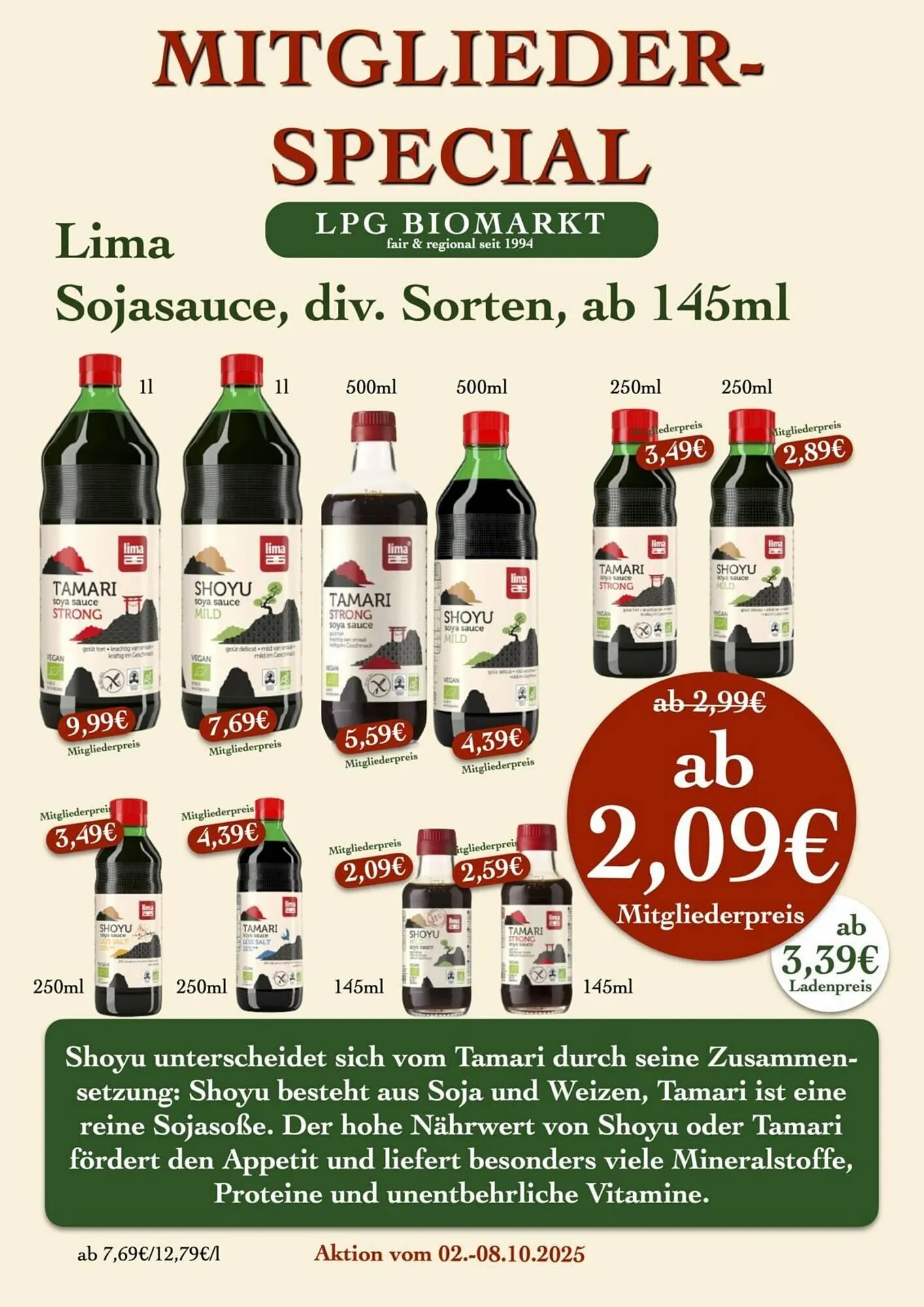 LPG Biomarkt Prospekt von 2. Oktober bis 8. Oktober 2025 - Prospekt seite 6