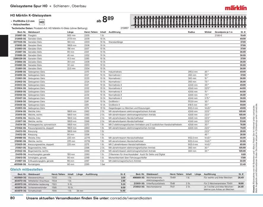 Modellbahn Katalog von 29. Oktober bis 31. Dezember 2025 - Prospekt seite 82