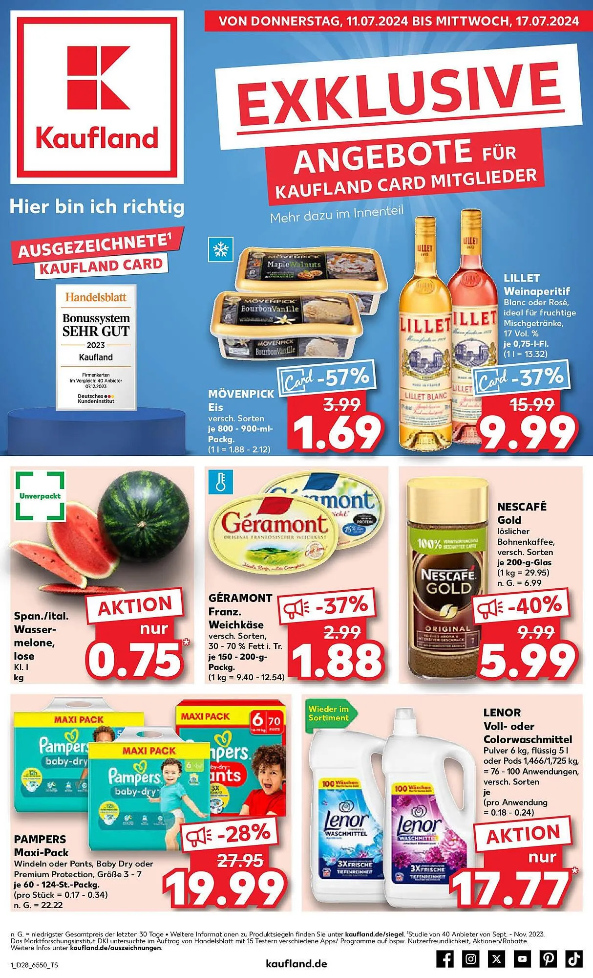 Kaufland Prospekt von 10. Juli bis 17. Juli 2024 - Prospekt seite 1