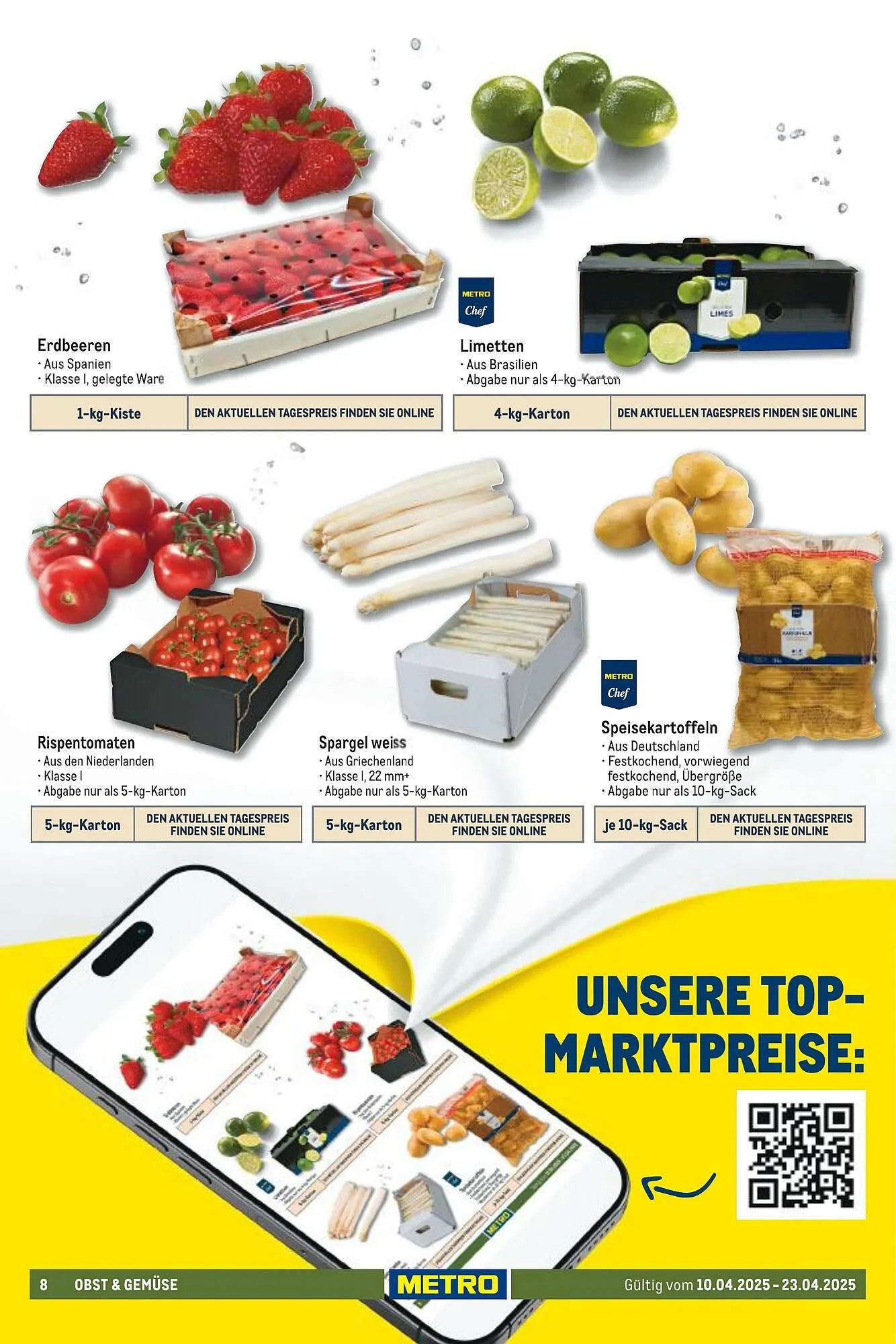 METRO Prospekt von 10. April bis 23. April 2025 - Prospekt seite 8