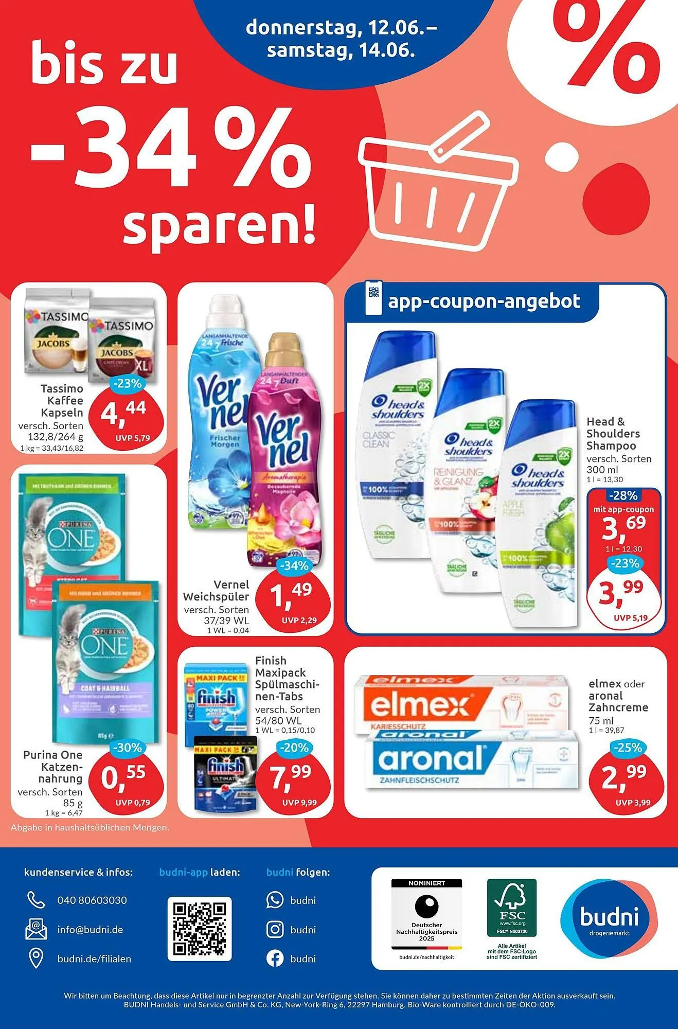 Budni Prospekt von 10. Juni bis 14. Juni 2025 - Prospekt seite 8