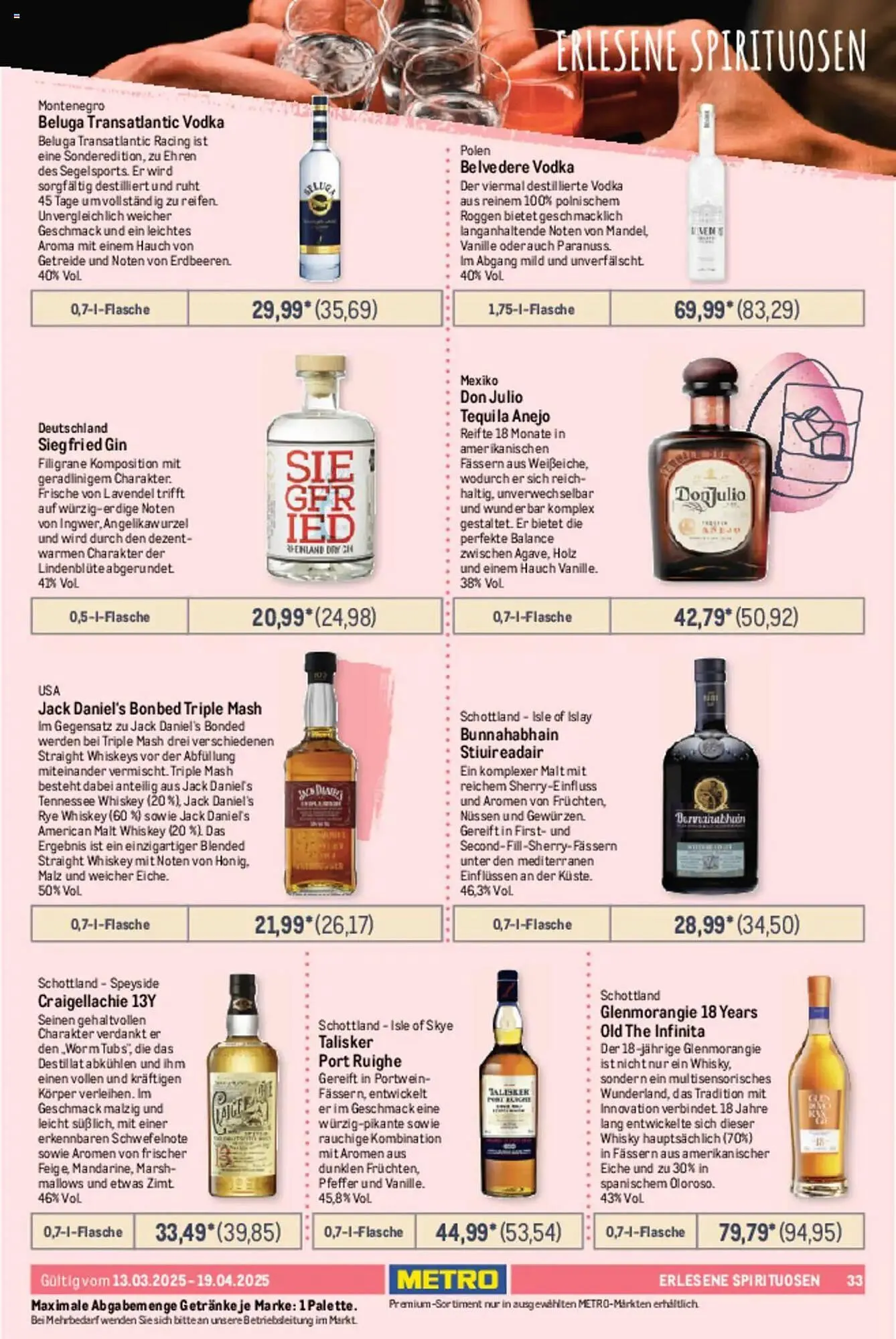 METRO Prospekt von 13. März bis 19. April 2025 - Prospekt seite 33