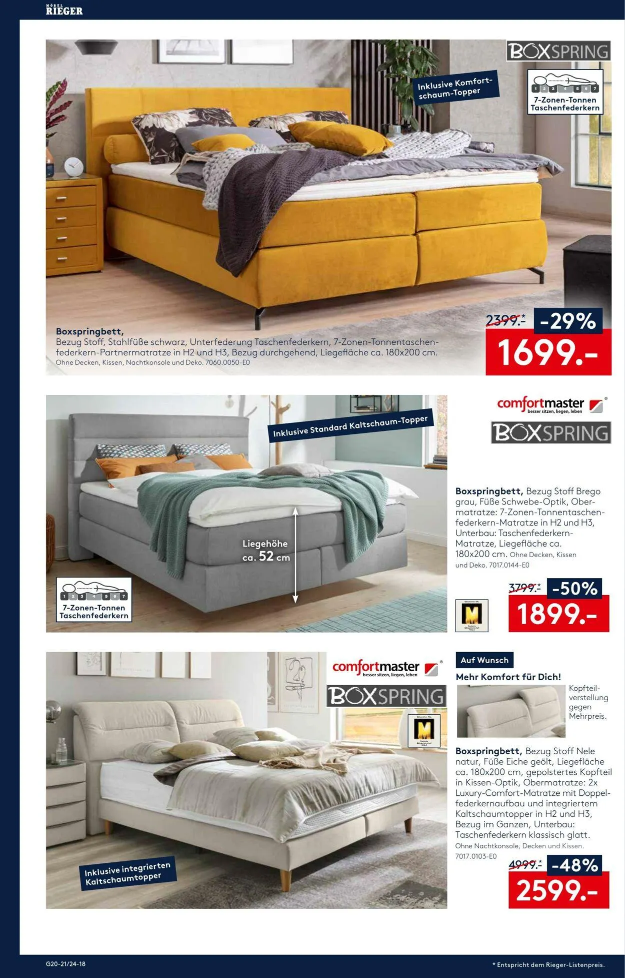 Möbel Rieger Aktueller Prospekt von 22. April bis 6. Mai 2026 - Prospekt seite 18