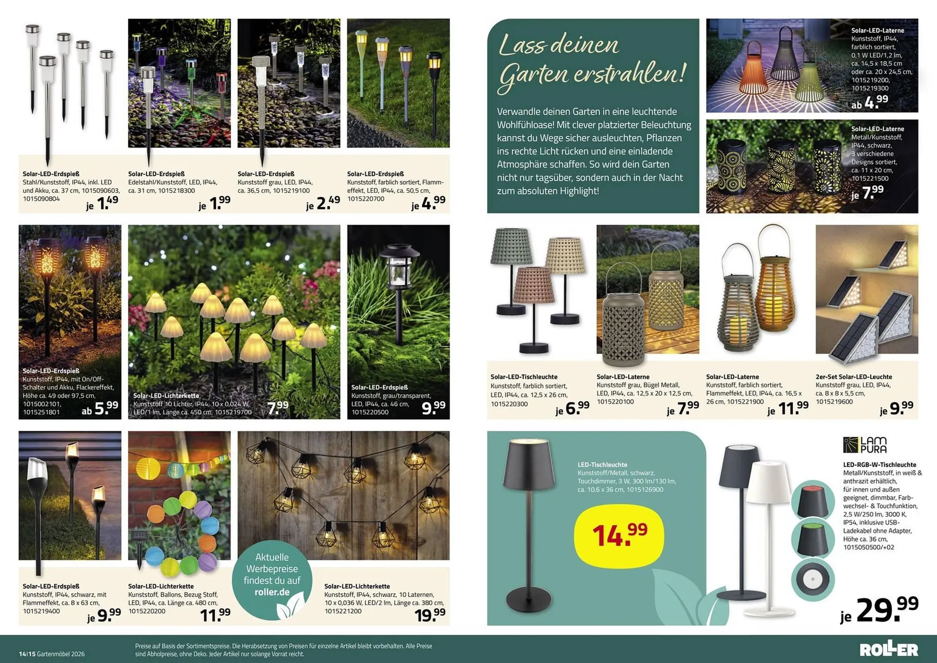 ROLLER Prospekt von 23. März bis 26. September 2026 - Prospekt seite 8