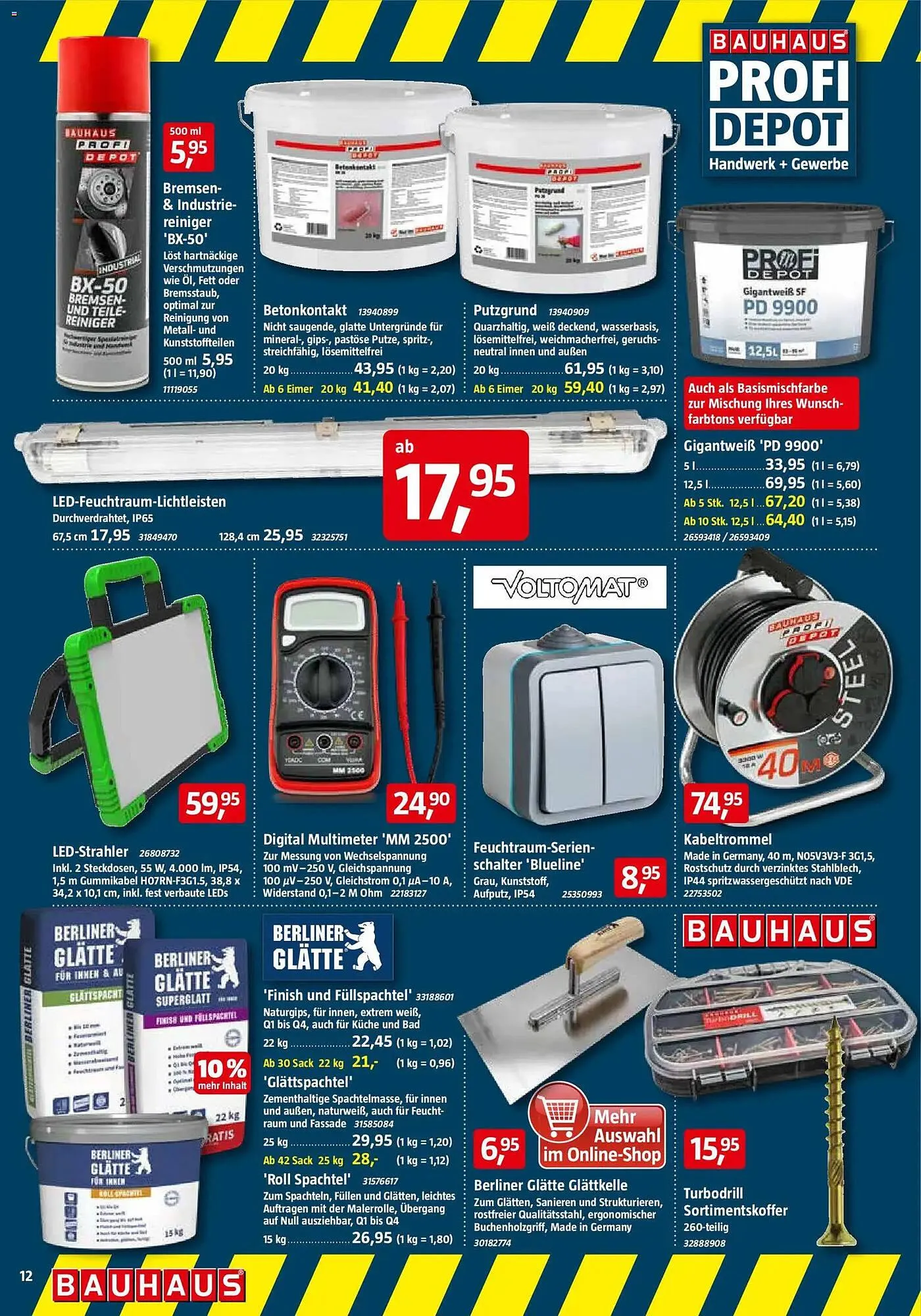 Bauhaus Prospekt von 31. Januar bis 28. Februar 2026 - Prospekt seite 12