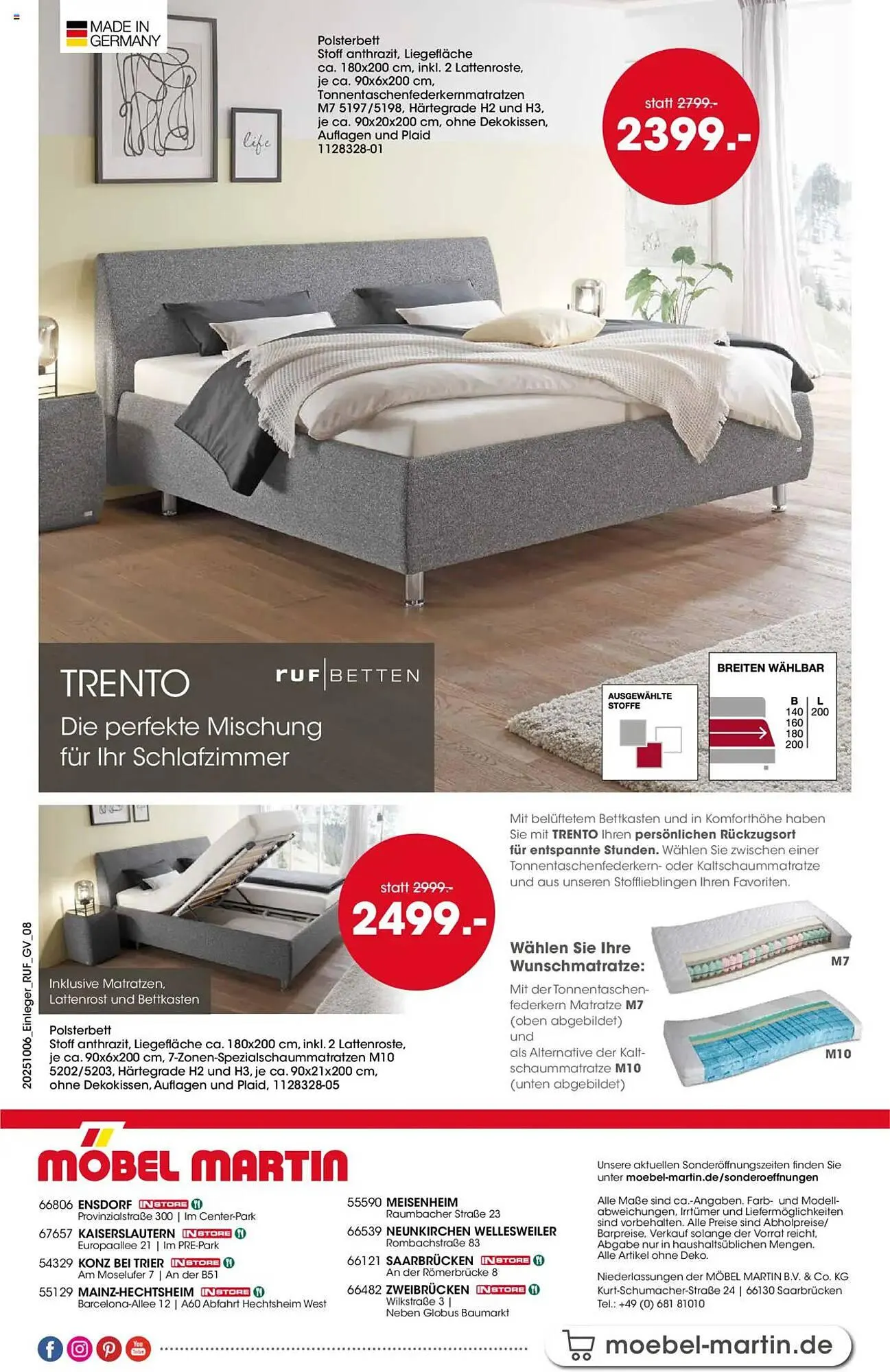 Möbel Martin Prospekt von 6. Oktober bis 11. November 2025 - Prospekt seite 8