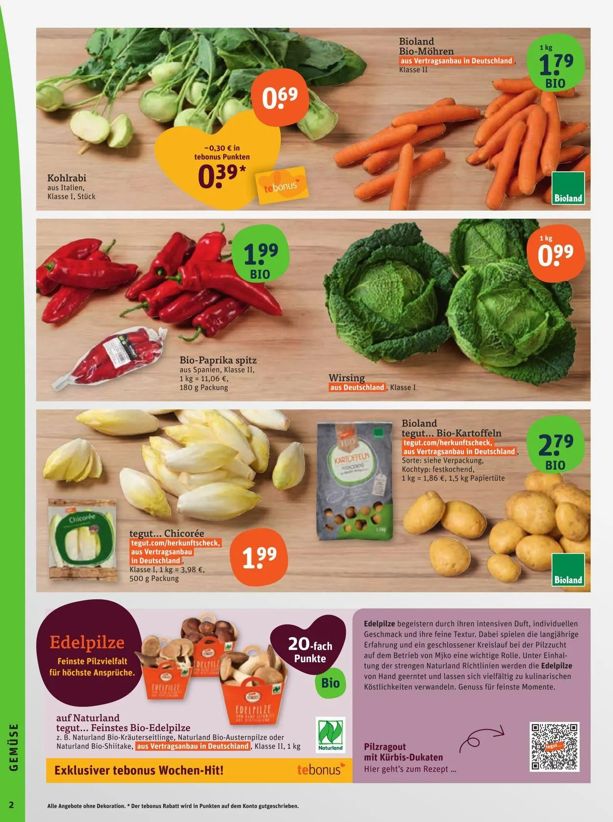 Tegut Aktueller Prospekt von 3. November bis 9. November 2025 - Prospekt seite 4