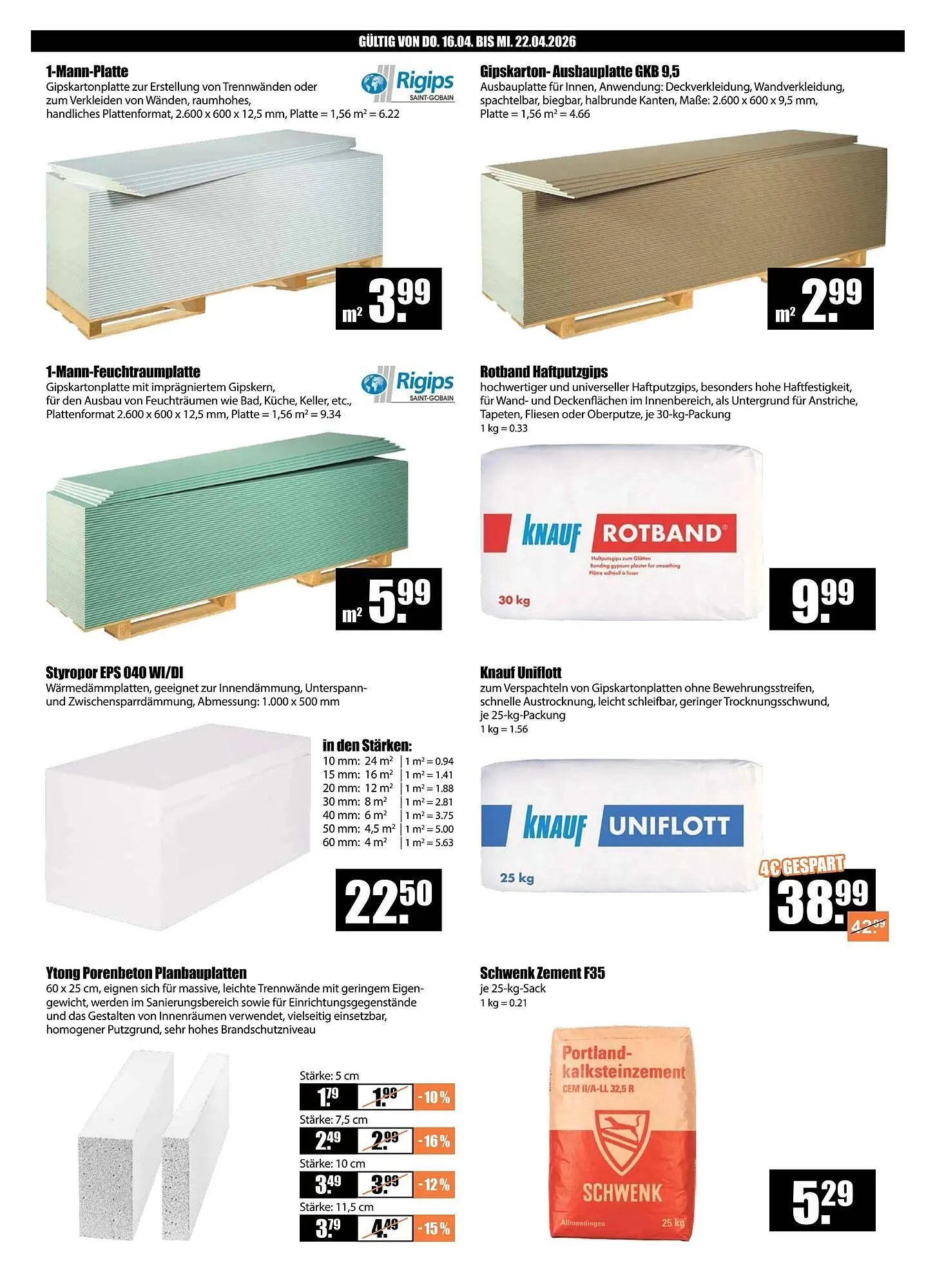V Baumarkt Prospekt von 16. April bis 23. April 2026 - Prospekt seite 4