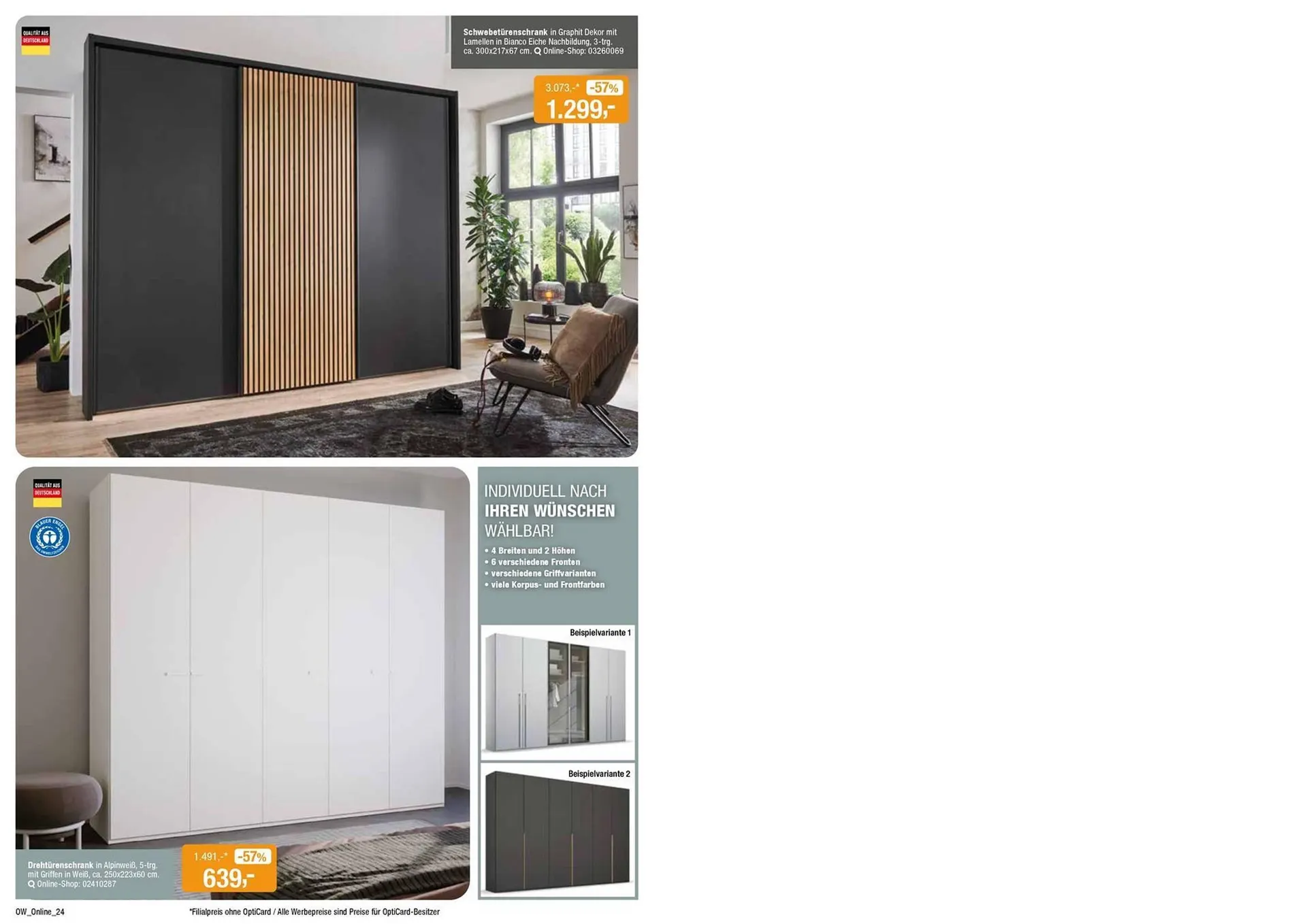 Opti Wohnwelt Prospekt von 13. Juli bis 24. Juli 2025 - Prospekt seite 24