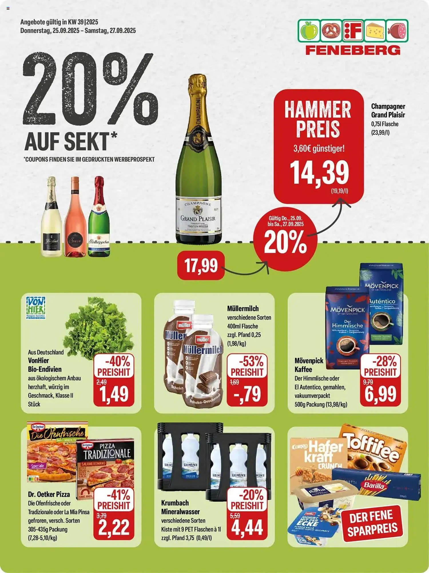 Feneberg Prospekt von 25. September bis 27. September 2025 - Prospekt seite 1