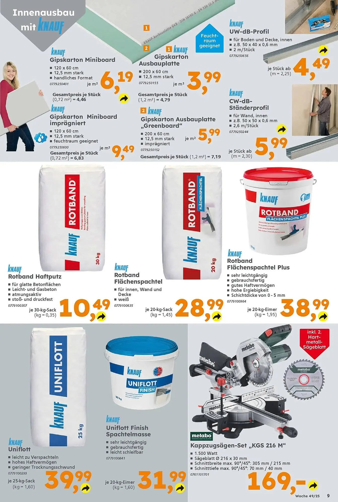 Globus Baumarkt Prospekt von 30. November bis 6. Dezember 2025 - Prospekt seite 9
