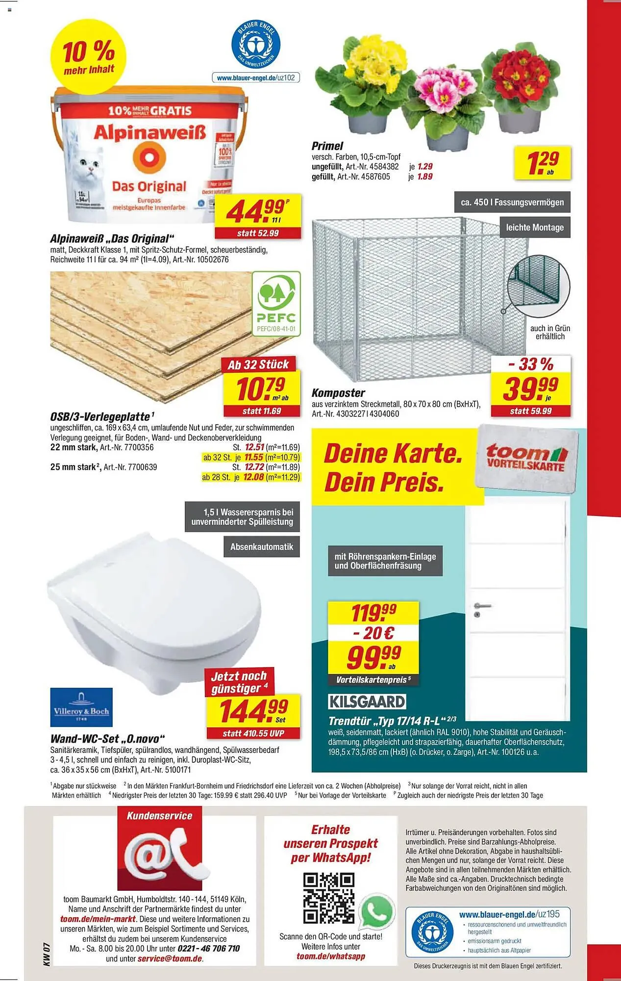 Toom Baumarkt Prospekt von 7. Februar bis 13. Februar 2026 - Prospekt seite 10