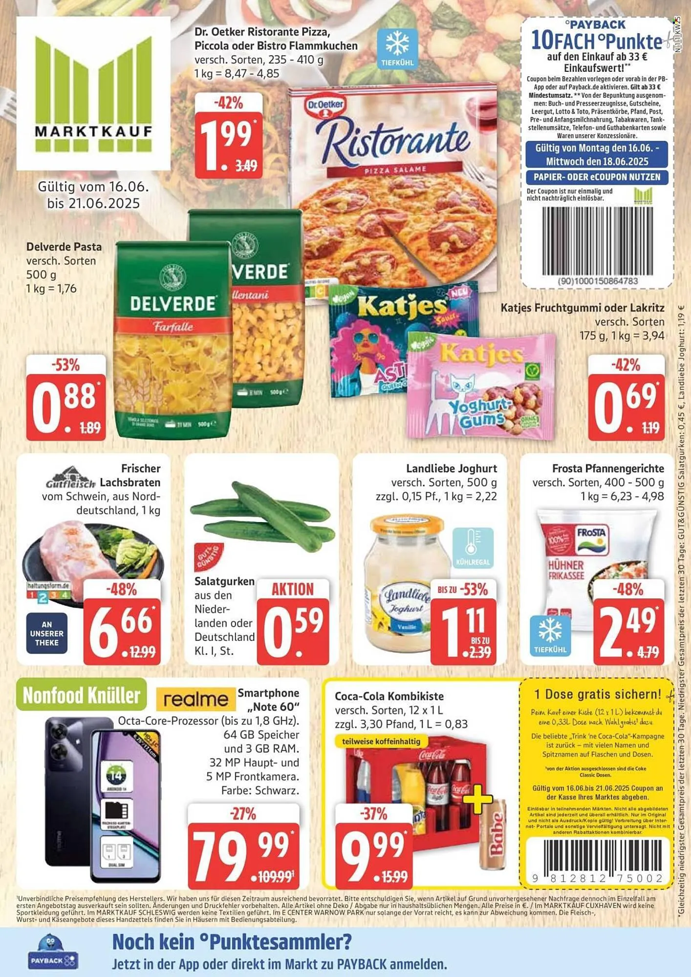 Marktkauf Prospekt von 16. Juni bis 21. Juni 2025 - Prospekt seite 1