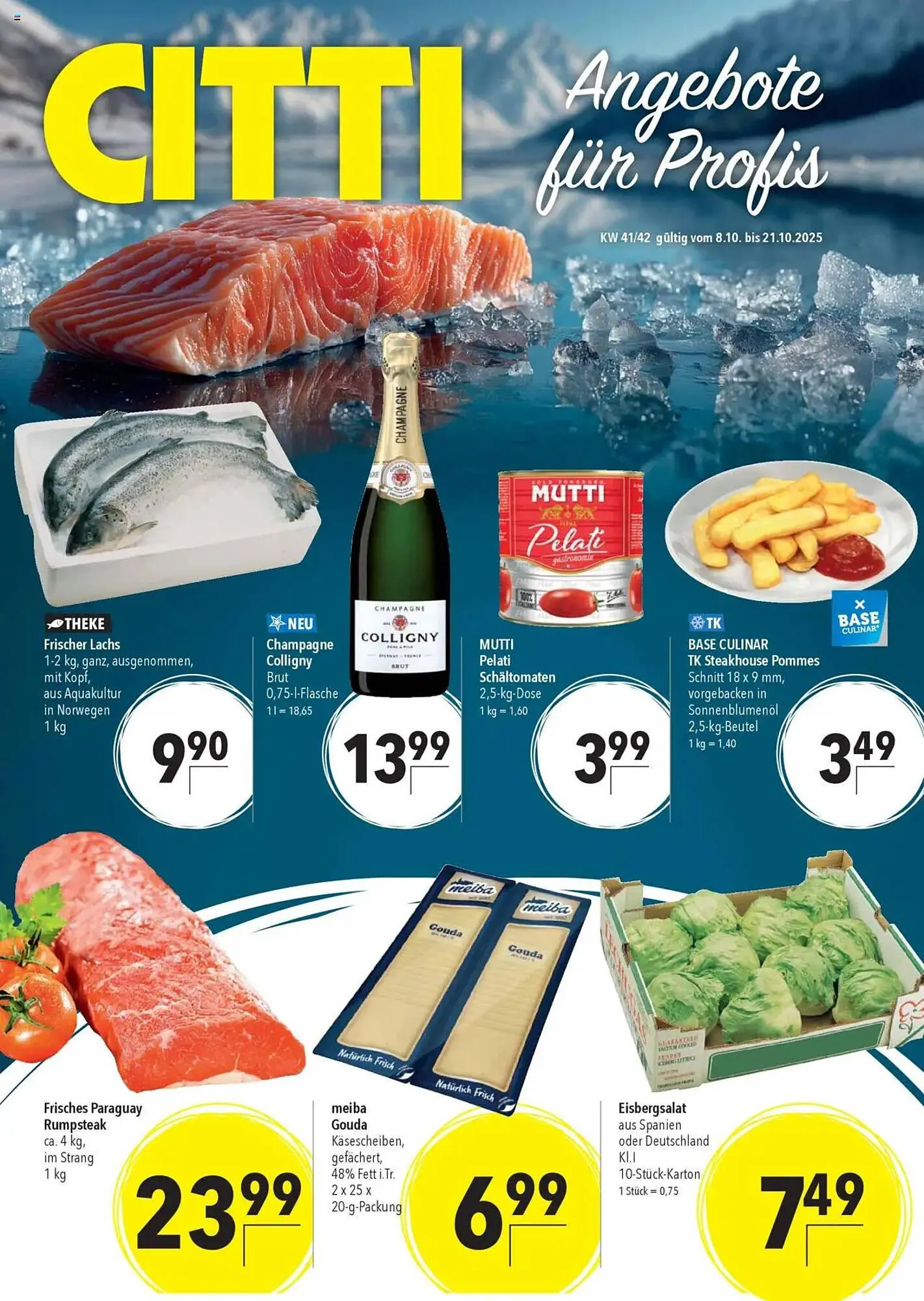 CITTI Markt Prospekt von 8. Oktober bis 21. Oktober 2025 - Prospekt seite 1