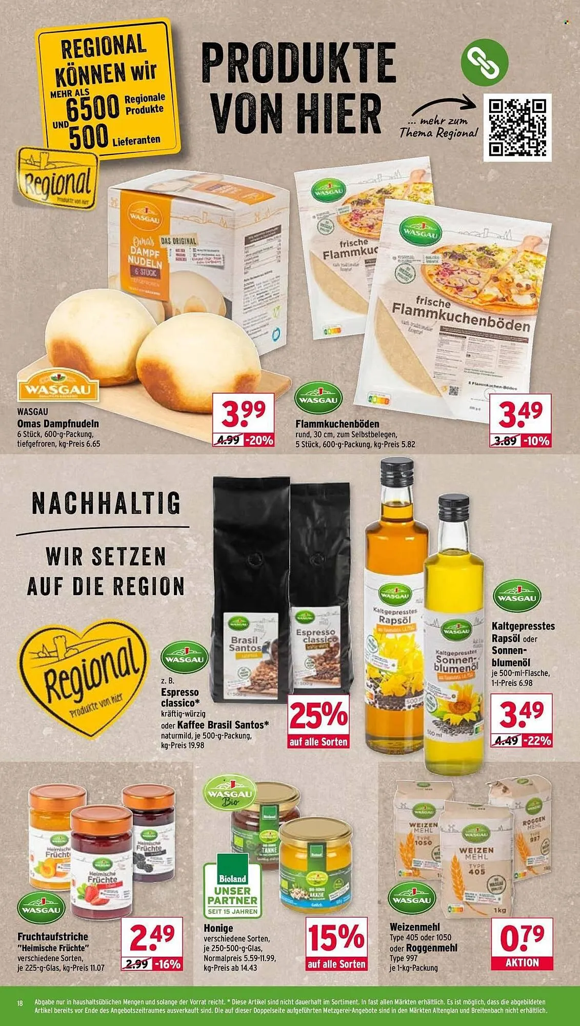 Wasgau Prospekt von 4. Mai bis 9. Mai 2026 - Prospekt seite 18