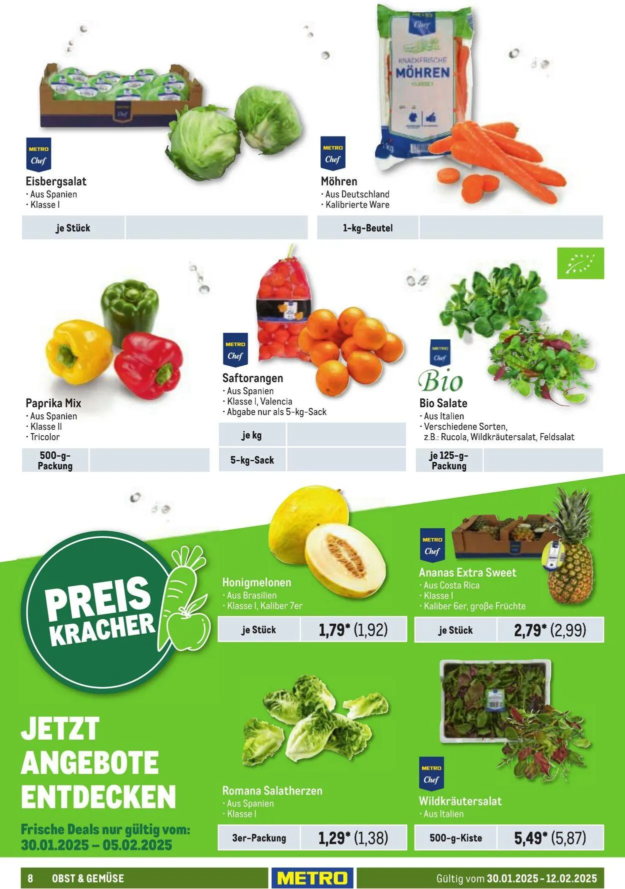 Metro Aktueller Prospekt von 16. Juli bis 30. Juli 2025 - Prospekt seite 8