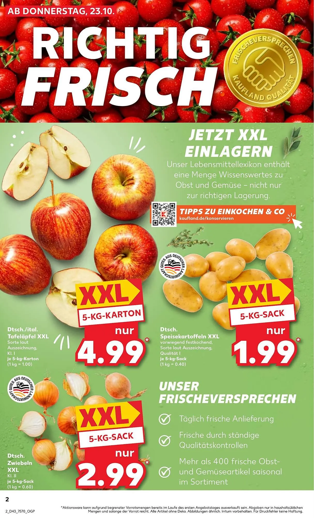 Kaufland Prospekt von 23. Oktober bis 29. Oktober 2025 - Prospekt seite 2