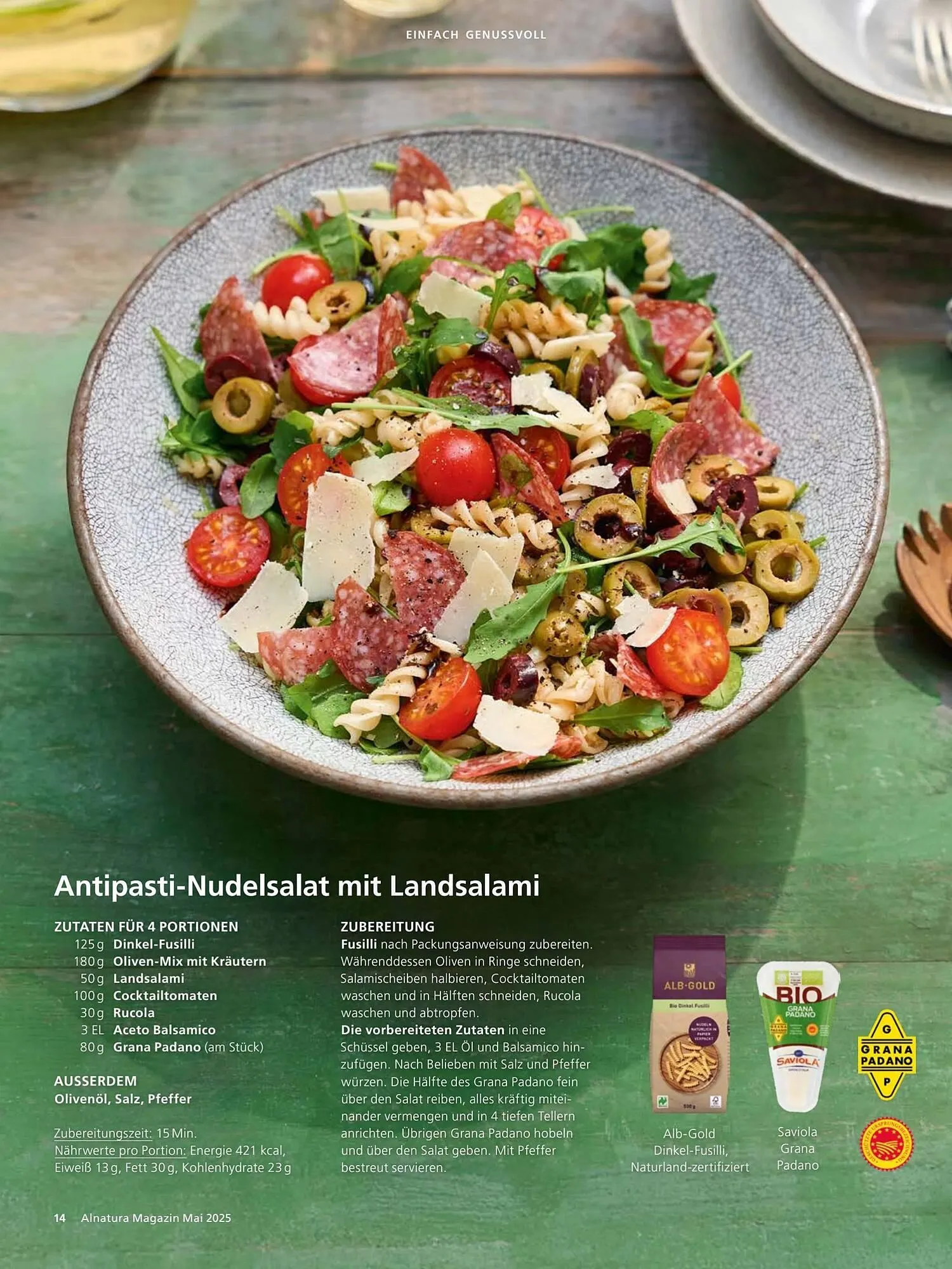 Alnatura Prospekt von 2. Mai bis 1. Juni 2025 - Prospekt seite 14