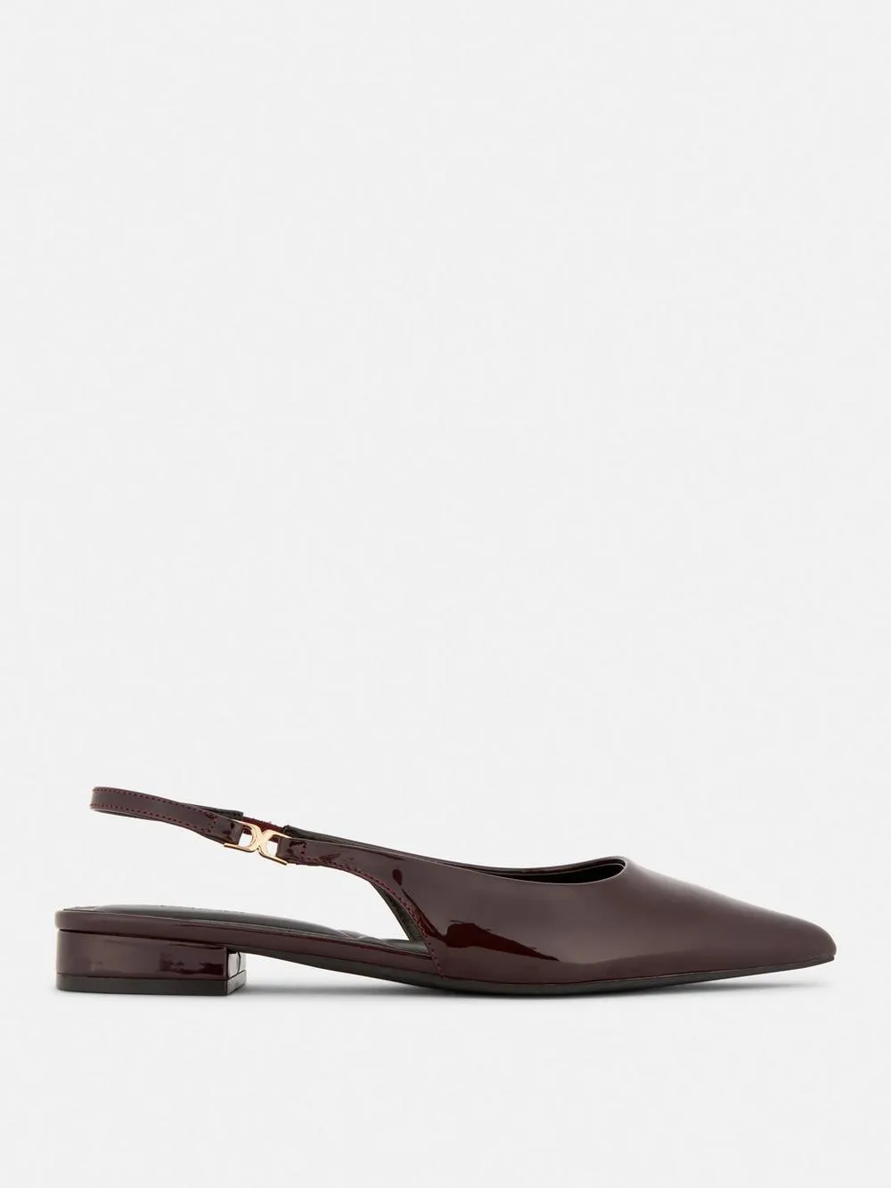 Spitze, flache Slingbacks