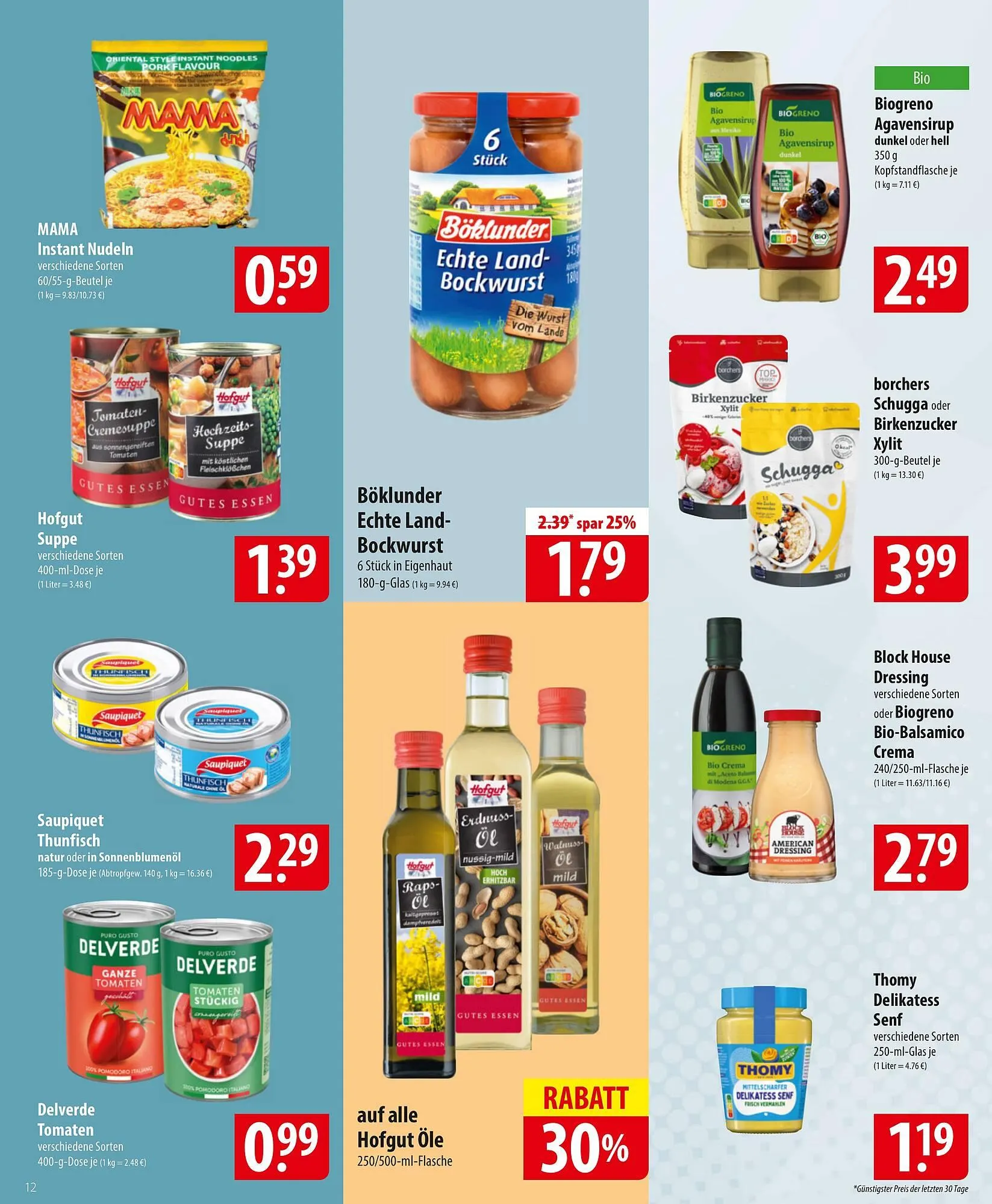 Famila Nord Ost Prospekt von 26. Januar bis 31. Januar 2026 - Prospekt seite 12