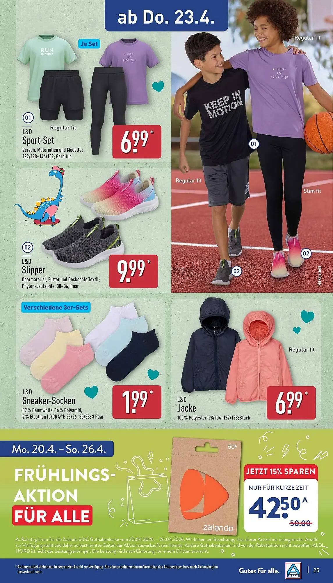 Aldi Nord Prospekt von 20. April bis 25. April 2026 - Prospekt seite 25