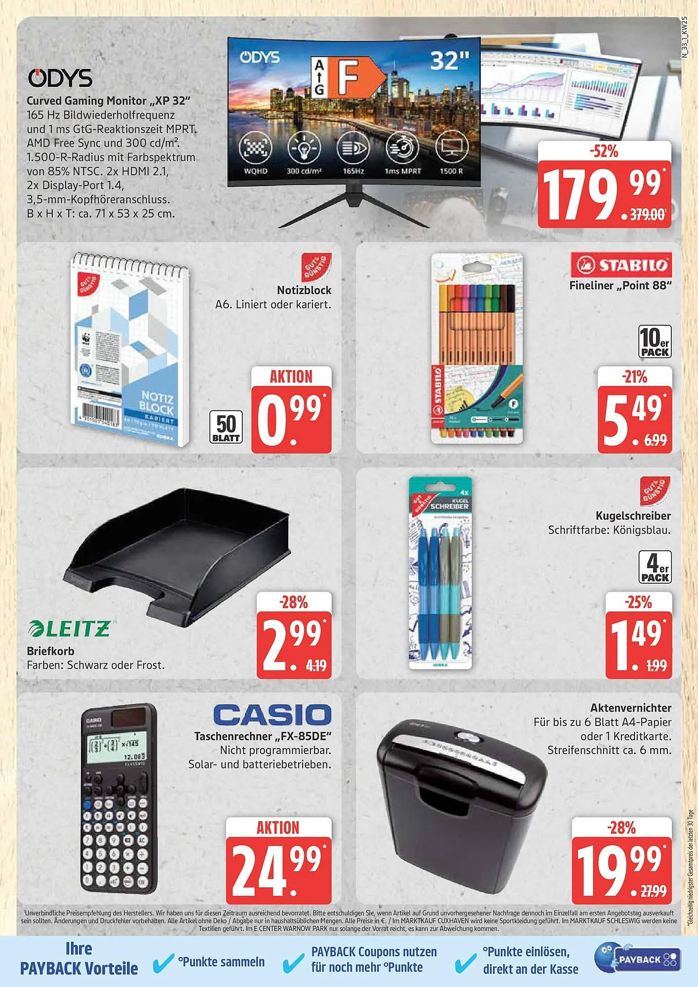 Marktkauf Prospekt von 16. Juni bis 21. Juni 2025 - Prospekt seite 33