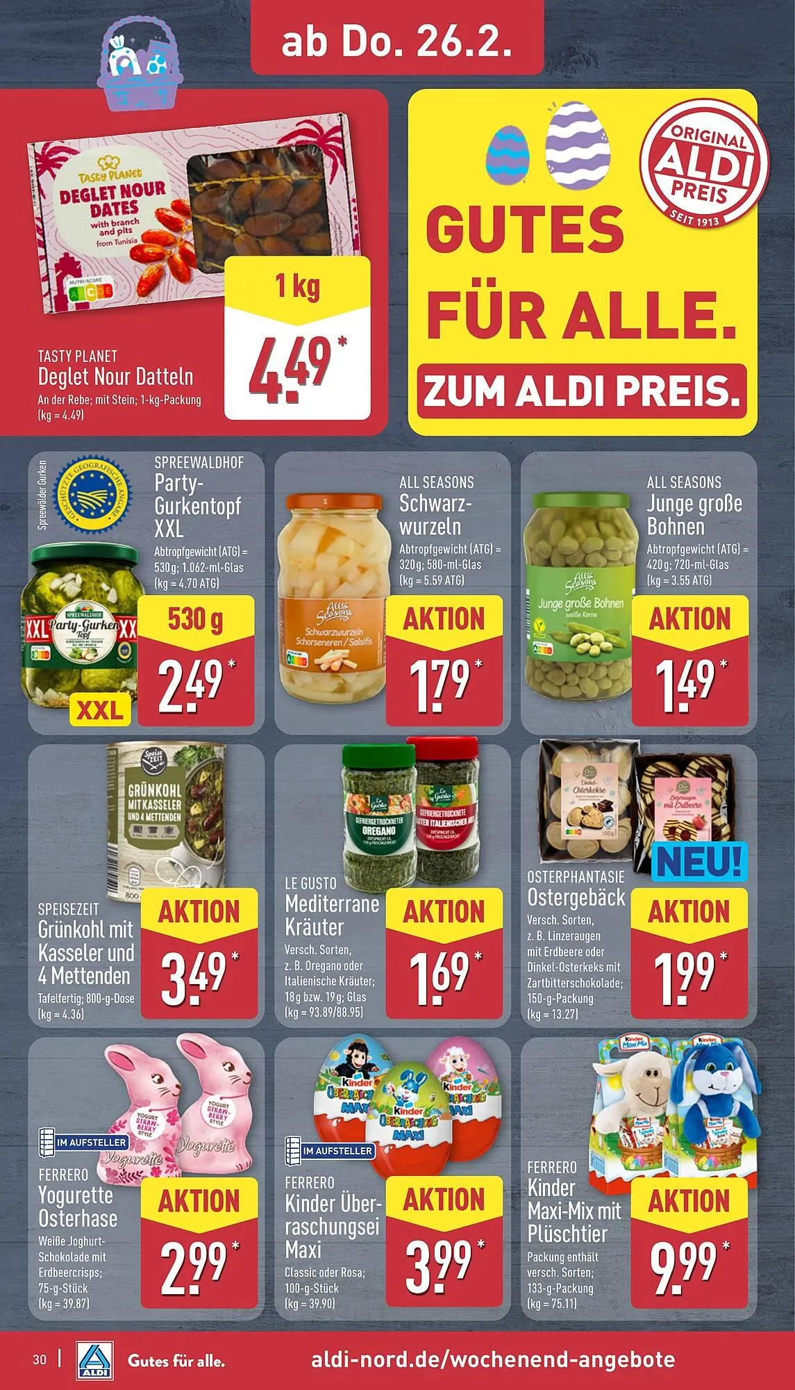 Aldi Nord Prospekt von 23. Februar bis 28. Februar 2026 - Prospekt seite 33