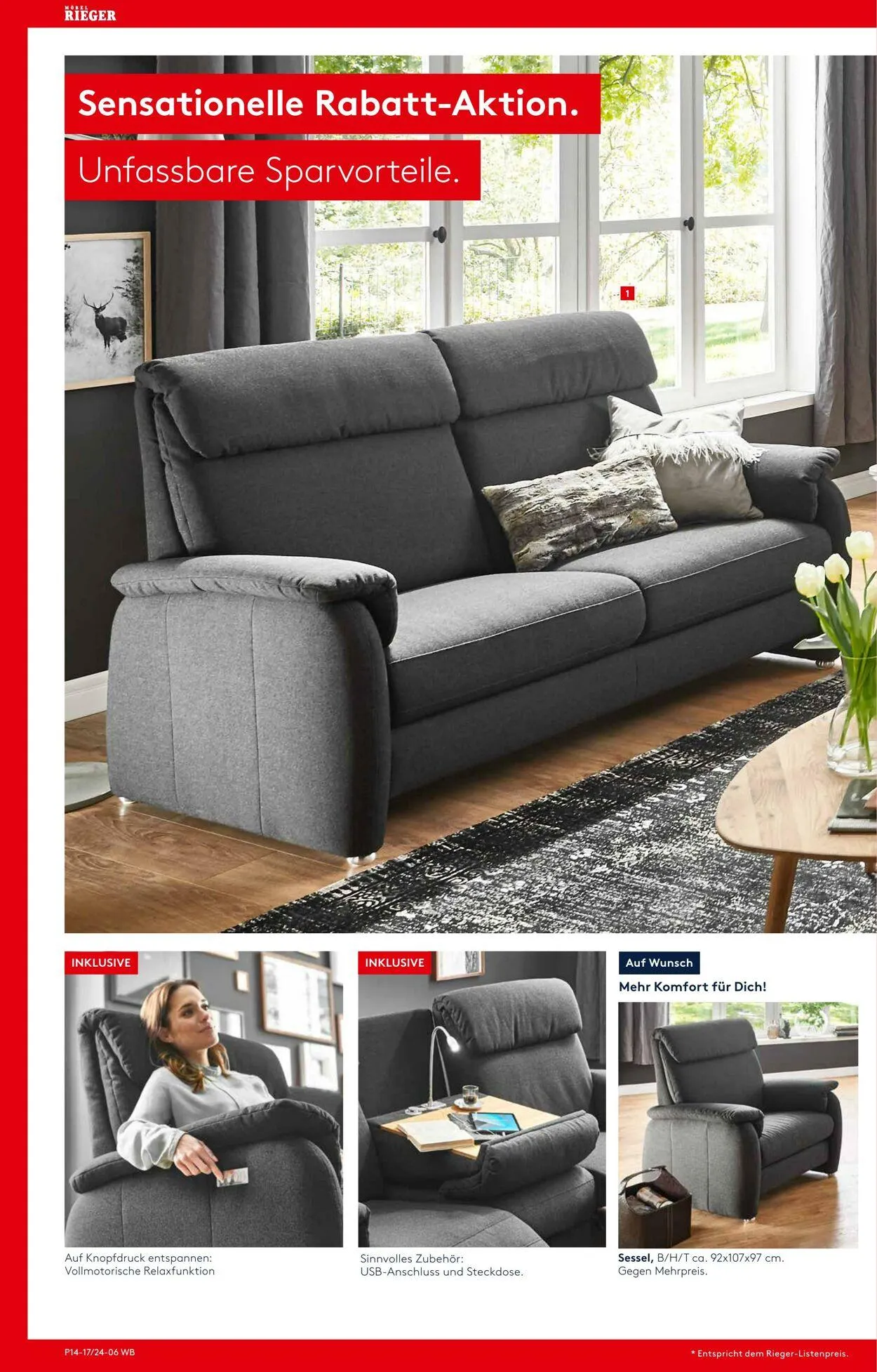 Möbel Rieger Aktueller Prospekt von 5. November bis 19. November 2025 - Prospekt seite 6