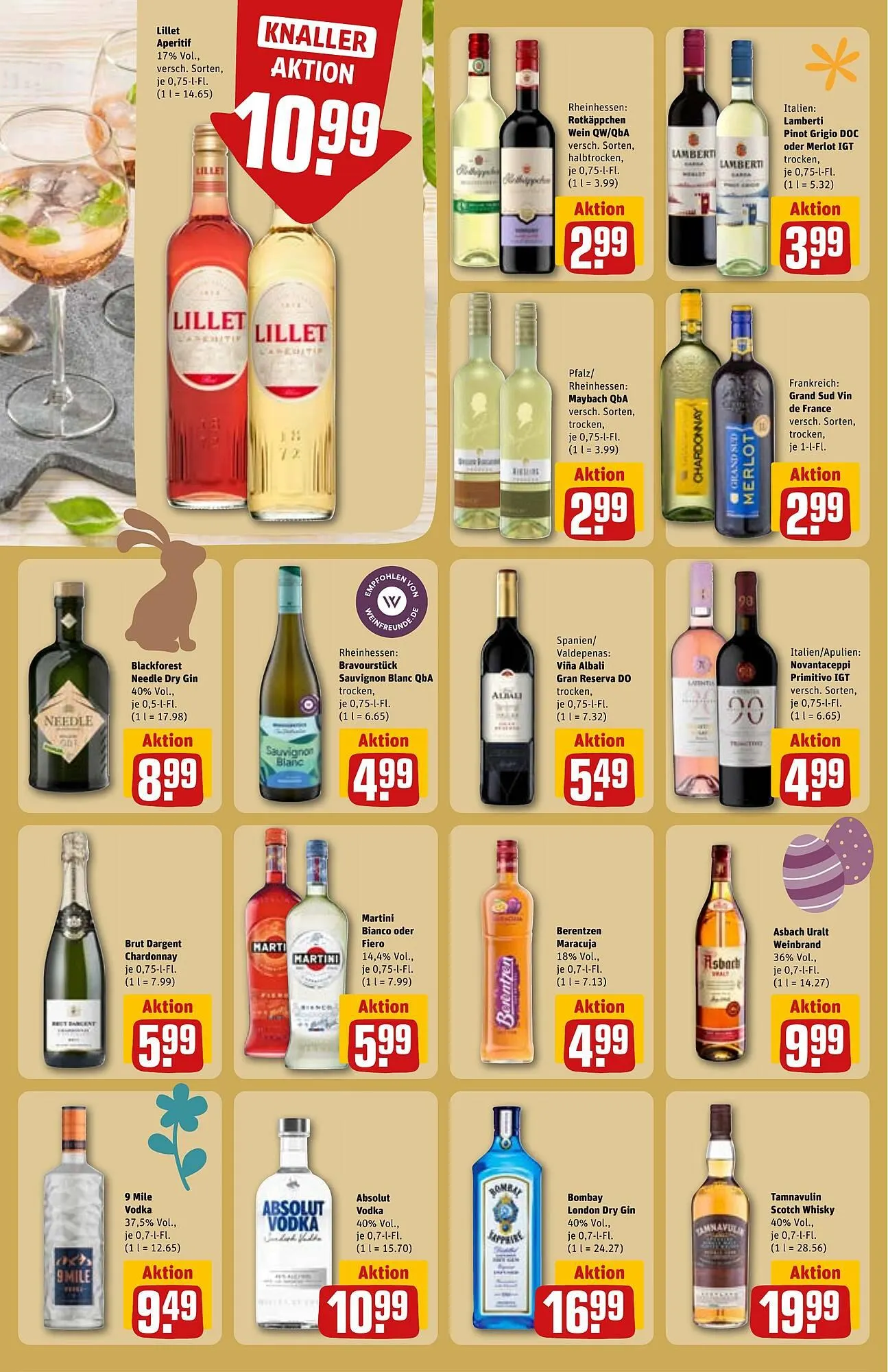 REWE Prospekt von 14. April bis 19. April 2025 - Prospekt seite 22