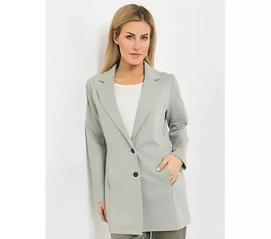 AMINATI® Longblazer, 1/1-Arm Reverskragen Eingrifftaschen 2 Knöpfe