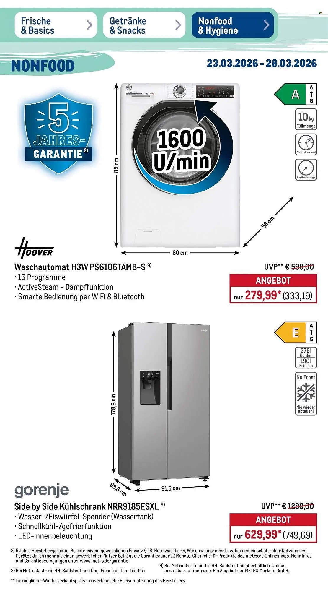 METRO Prospekt von 23. März bis 28. März 2026 - Prospekt seite 46