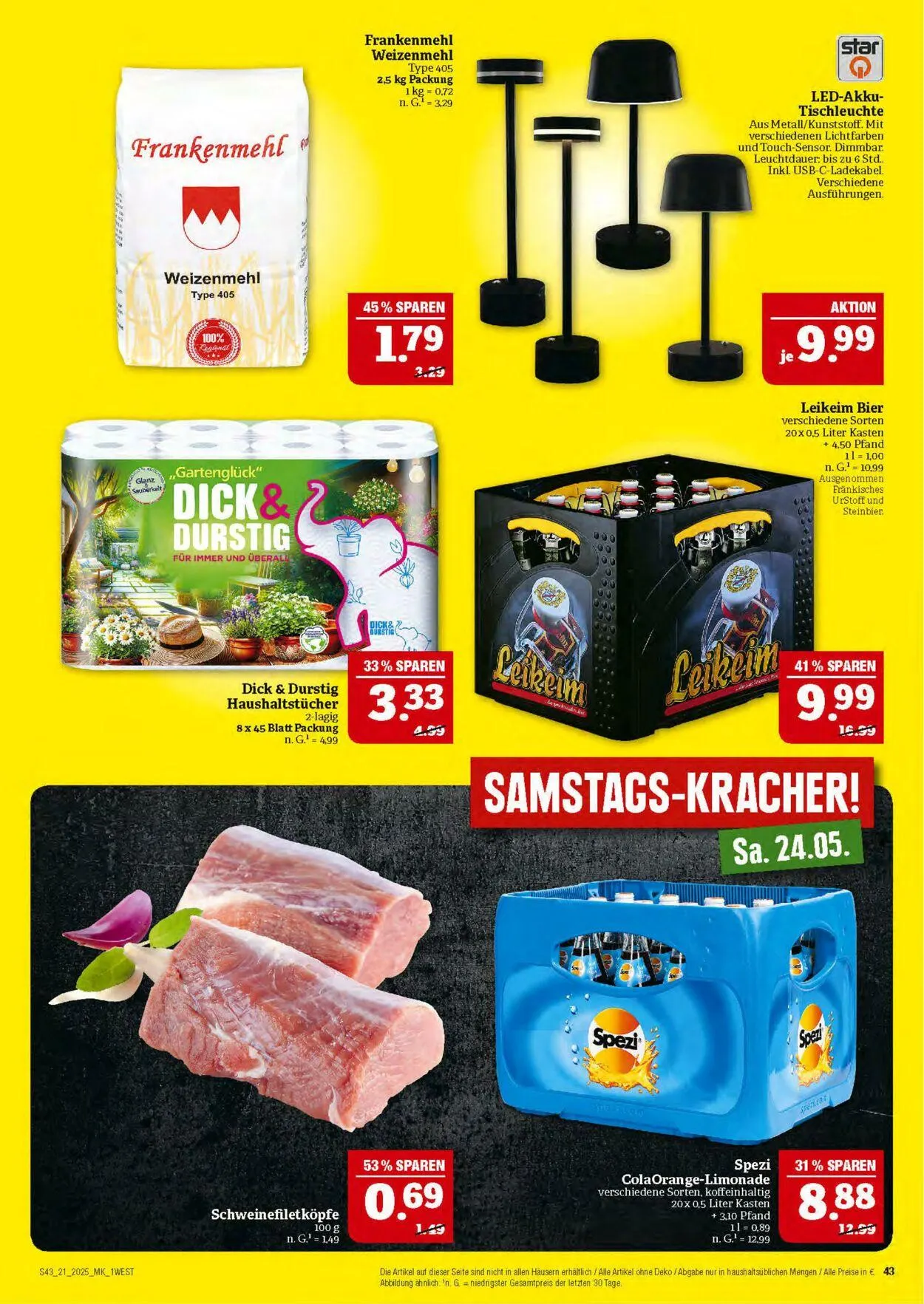 Marktkauf - Nürnberg-Thon Aktueller Prospekt von 19. Mai bis 24. Mai 2025 - Prospekt seite 43