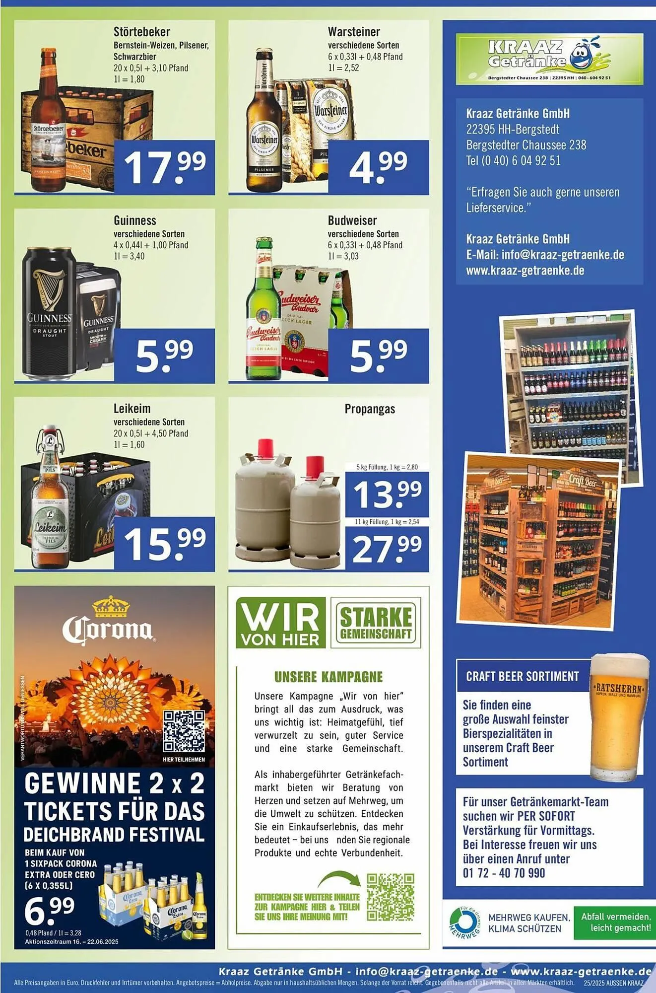KraazGetränke Prospekt von 16. Juni bis 21. Juni 2025 - Prospekt seite 4