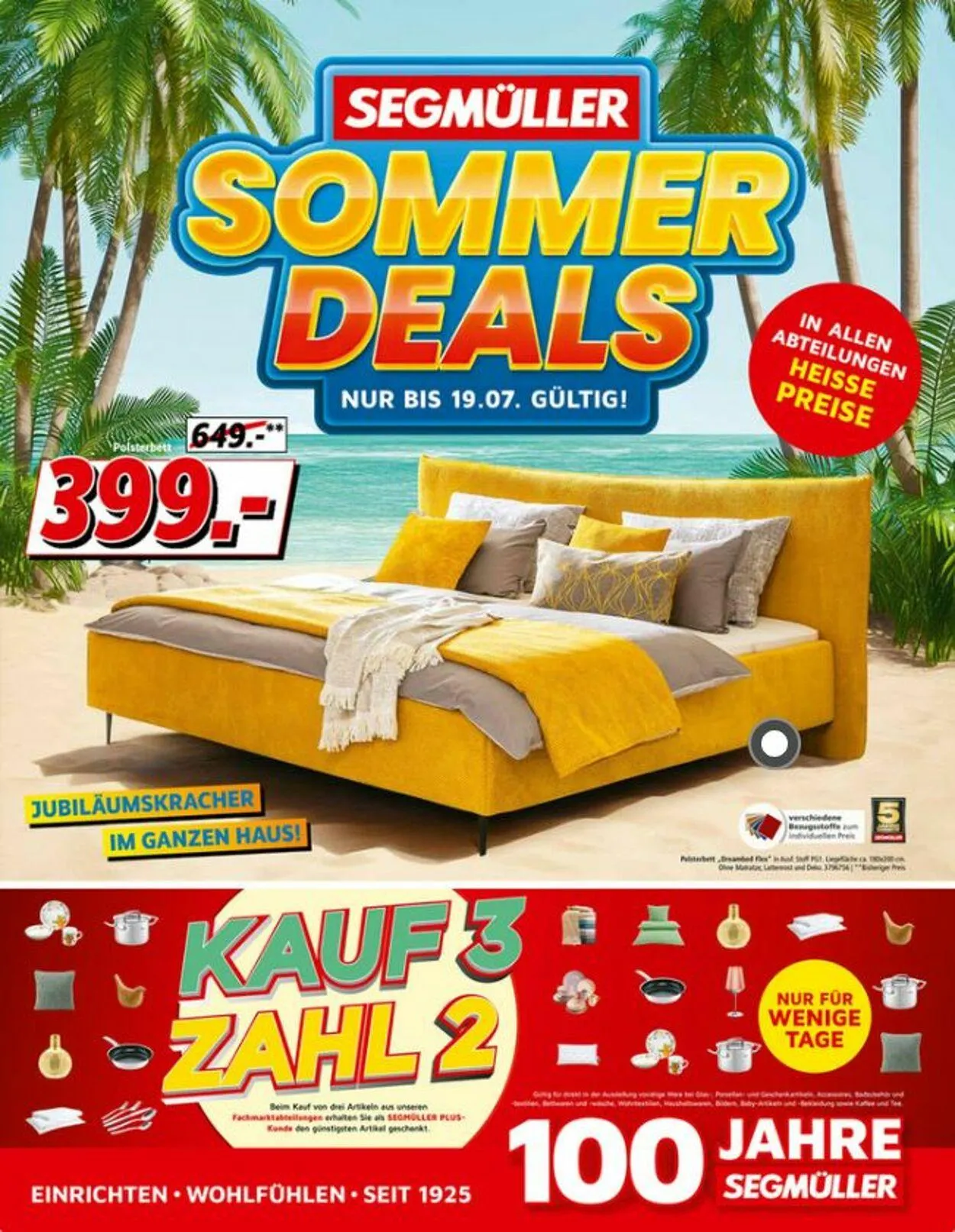 SEGMÜLLER von 5. Juli bis 12. Juli 2025 - Prospekt seite 1