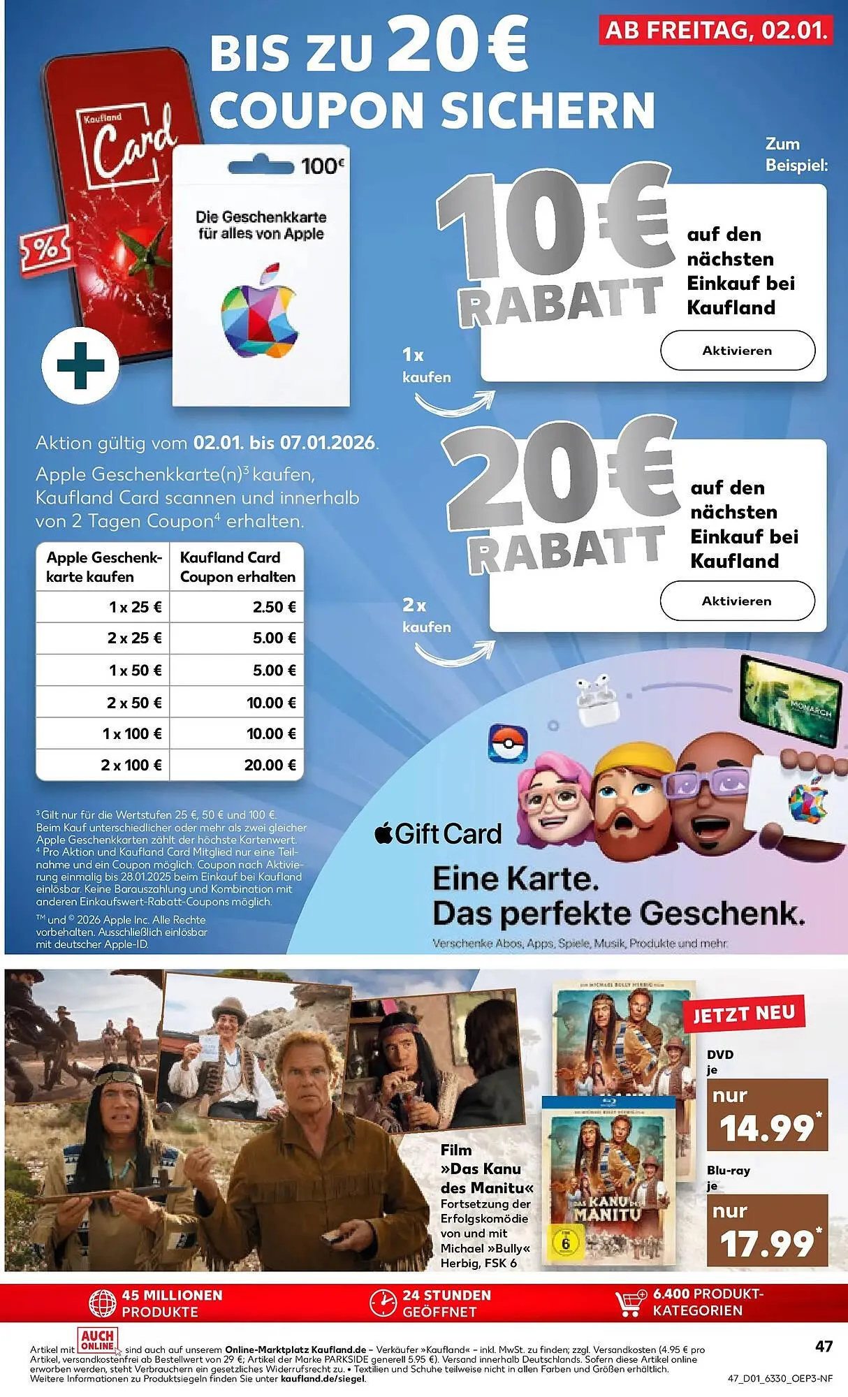 Kaufland Prospekt von 4. Januar bis 7. Januar 2026 - Prospekt seite 47