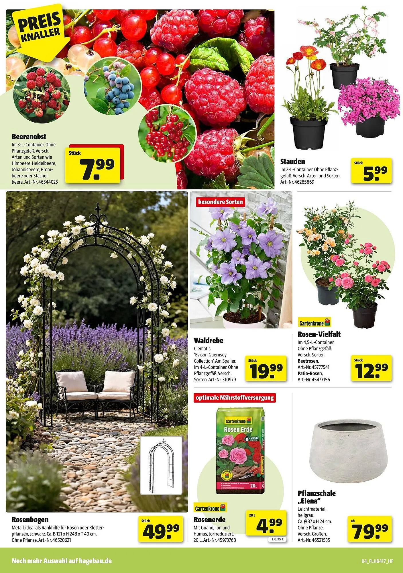 Hagebau Prospekt von 18. April bis 25. April 2026 - Prospekt seite 4