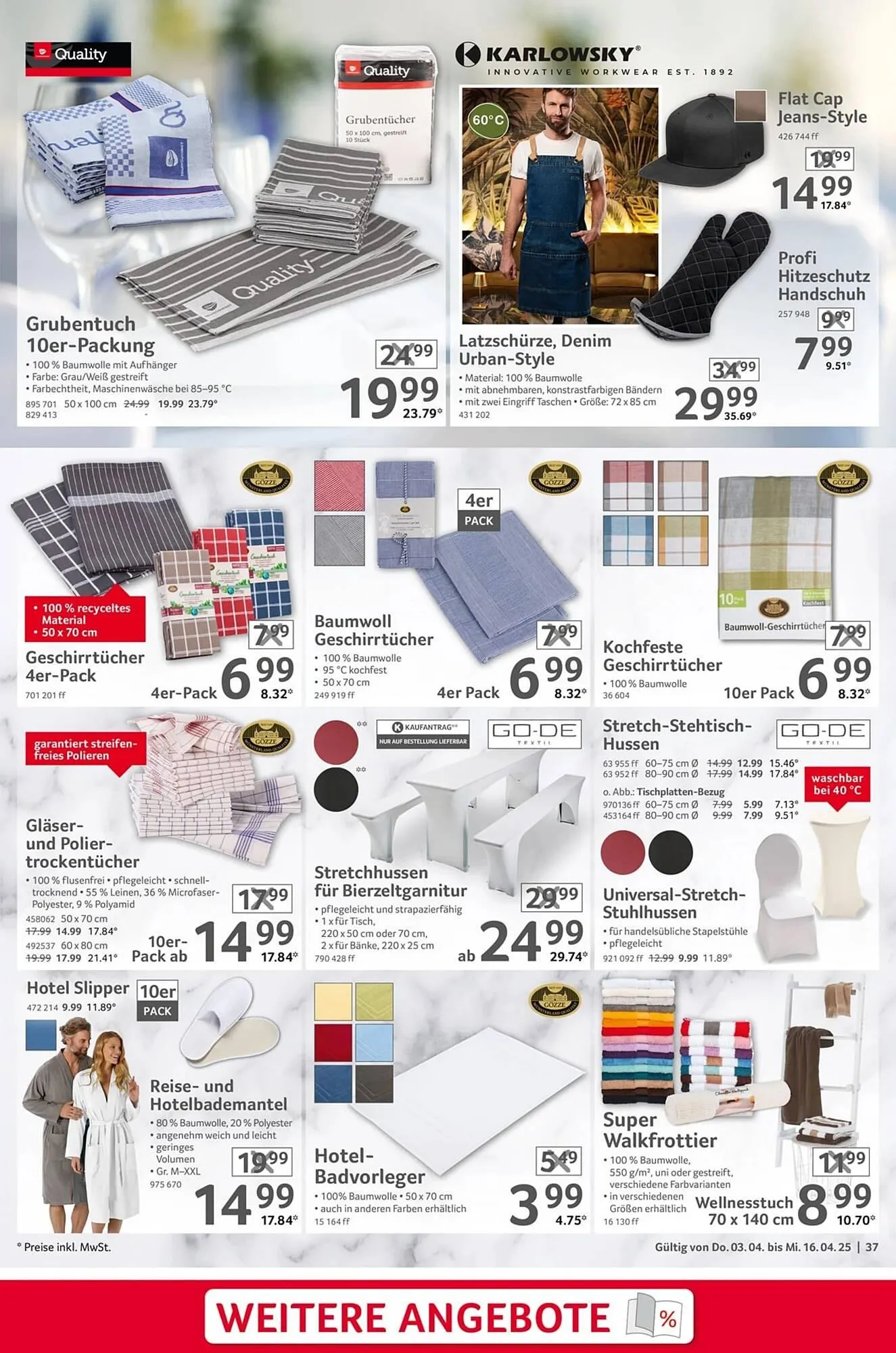 Selgros Prospekt von 3. April bis 16. April 2025 - Prospekt seite 37