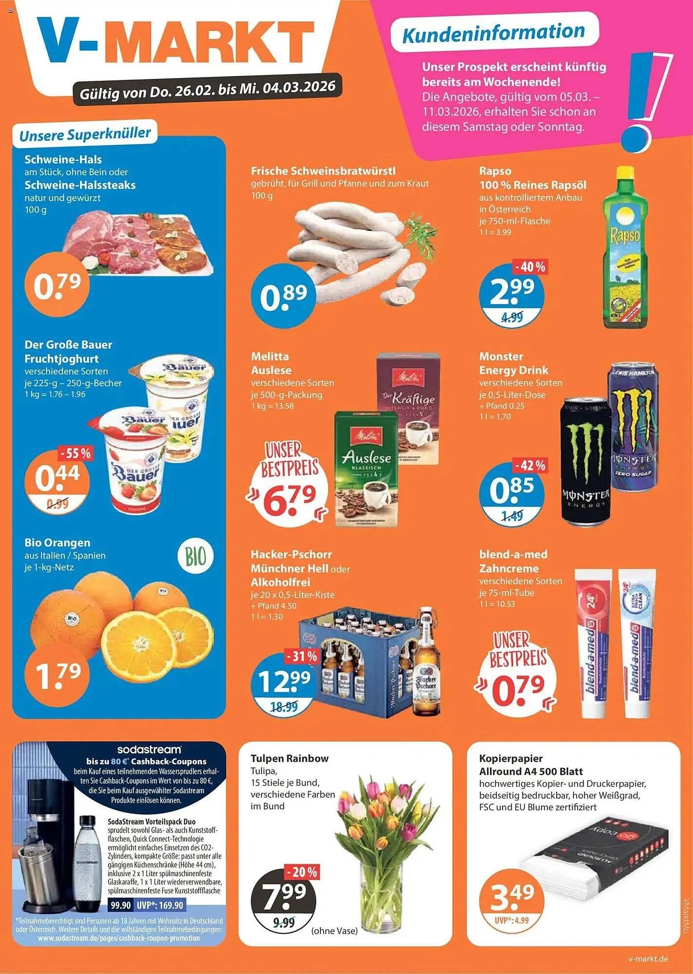 V Markt Prospekt - 1