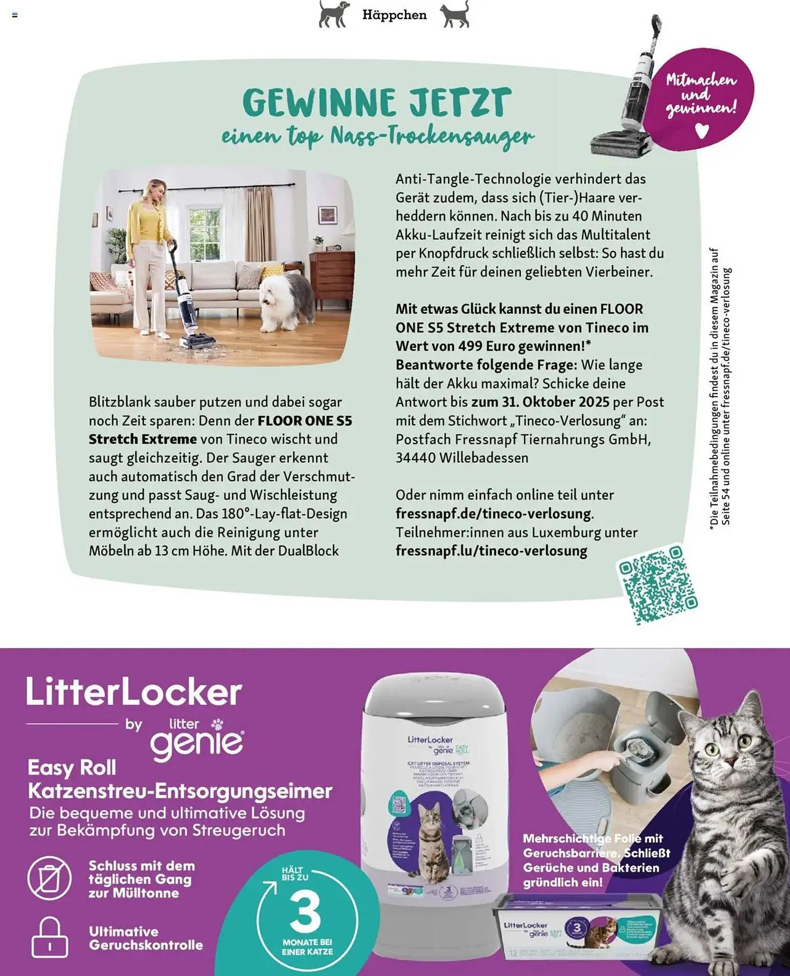 Fressnapf Magazin von 1. September bis 31. Oktober 2025 - Prospekt seite 7