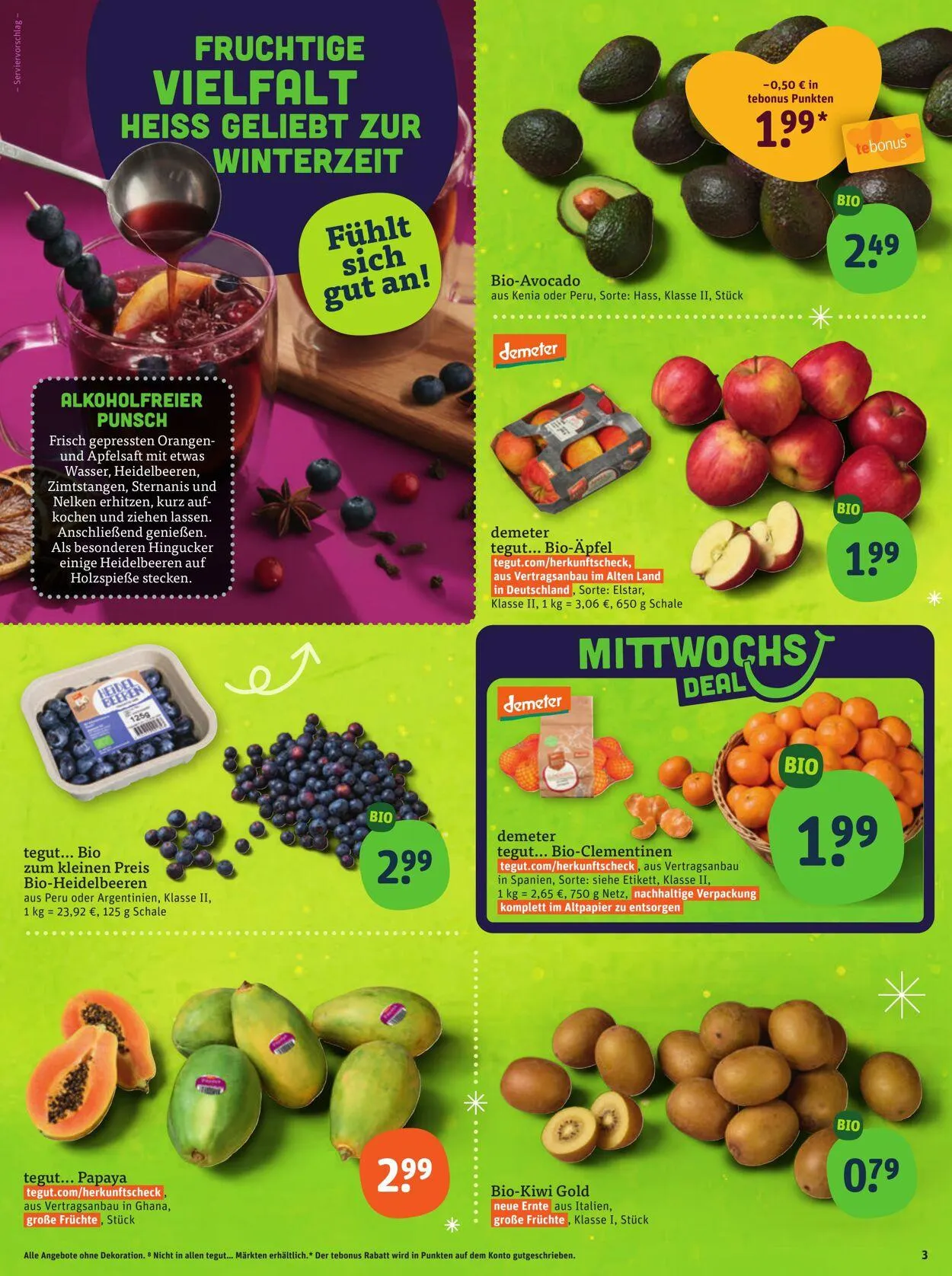 Tegut von 8. Dezember bis 14. Dezember 2025 - Prospekt seite 5