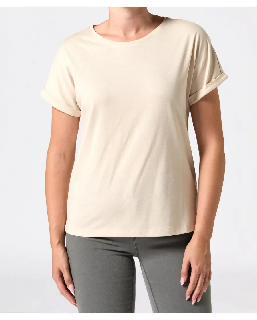 T-Shirt mit Ärmelumschlag