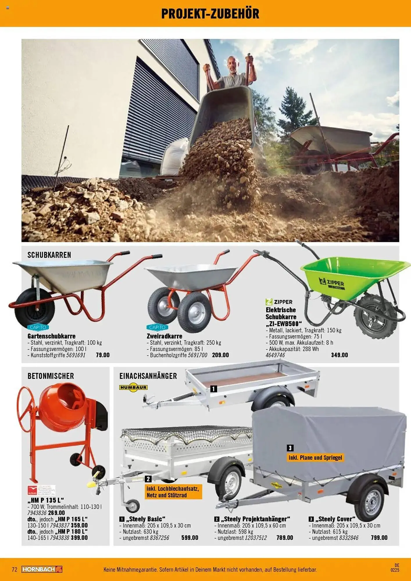 Hornbach Prospekt von 28. Februar bis 29. März 2025 - Prospekt seite 72