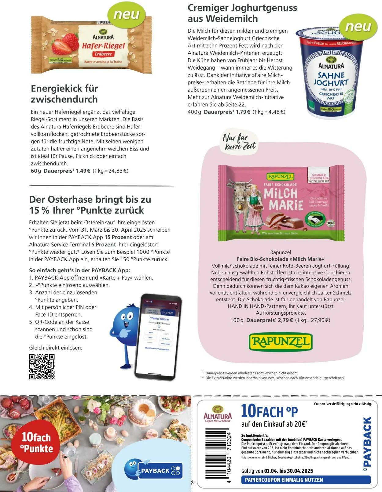 Alnatura von 1. April bis 30. April 2025 - Prospekt seite 7