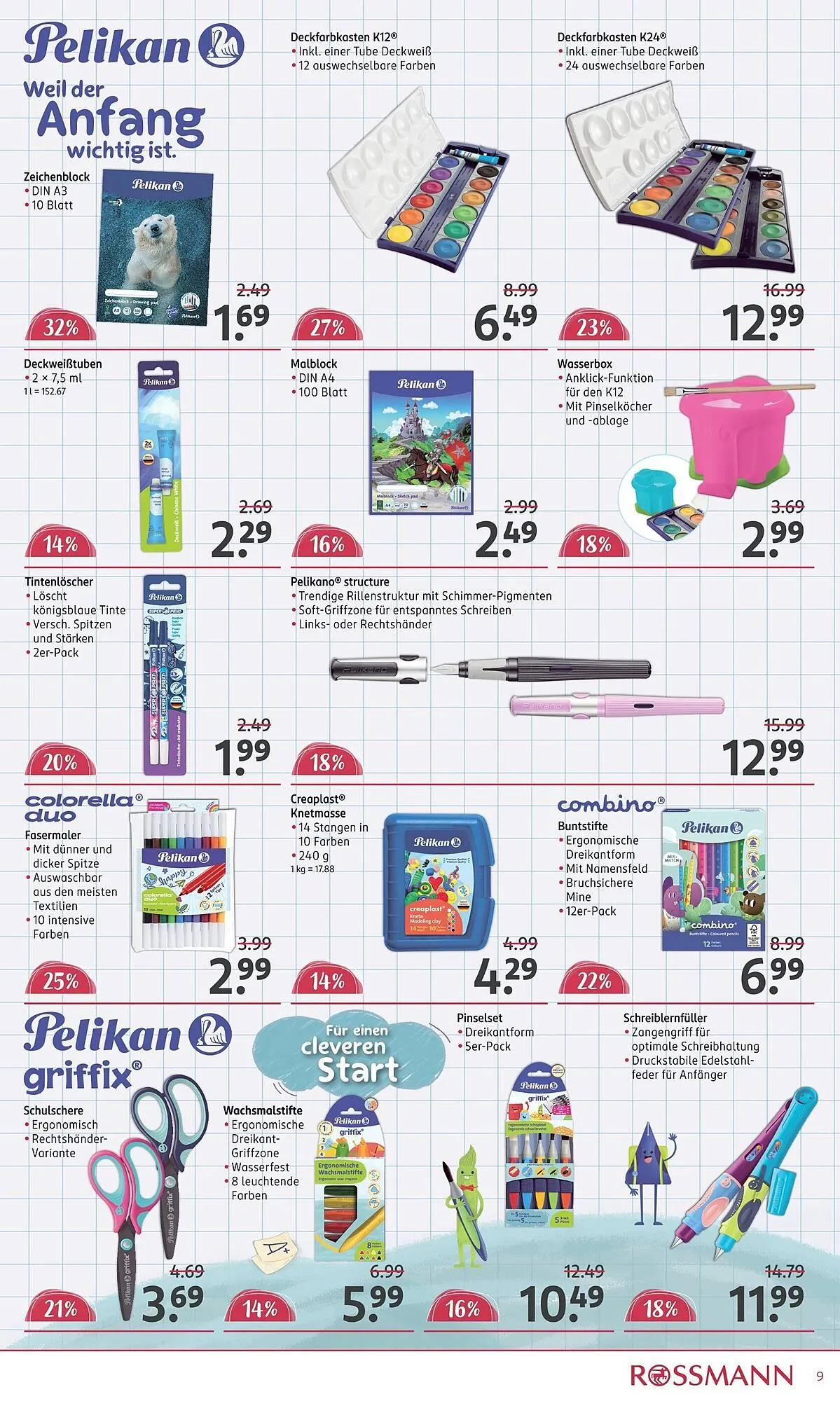 Rossmann Prospekt von 30. Juni bis 26. August 2025 - Prospekt seite 9