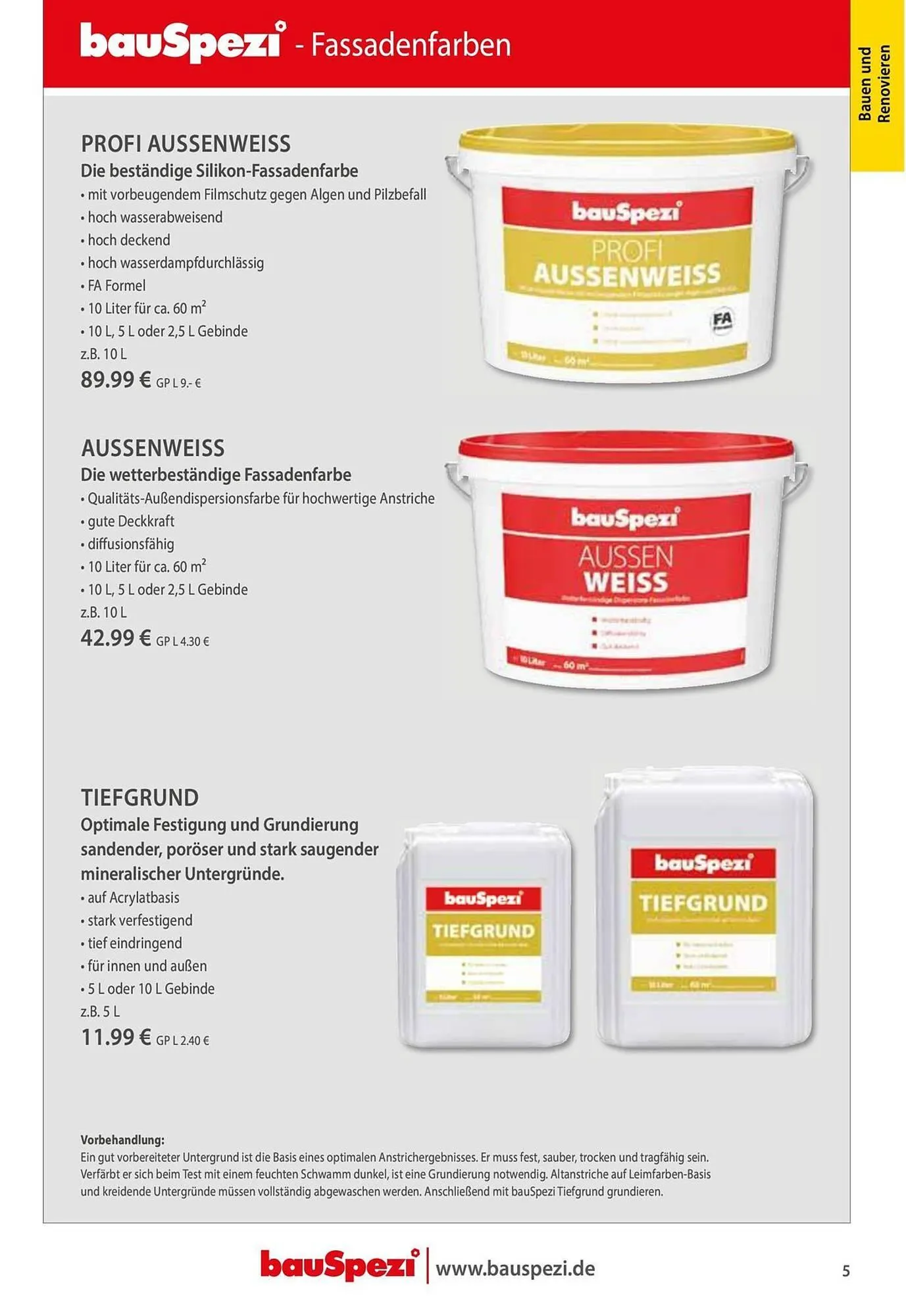 BauSpezi Prospekt von 15. April bis 31. Dezember 2026 - Prospekt seite 7